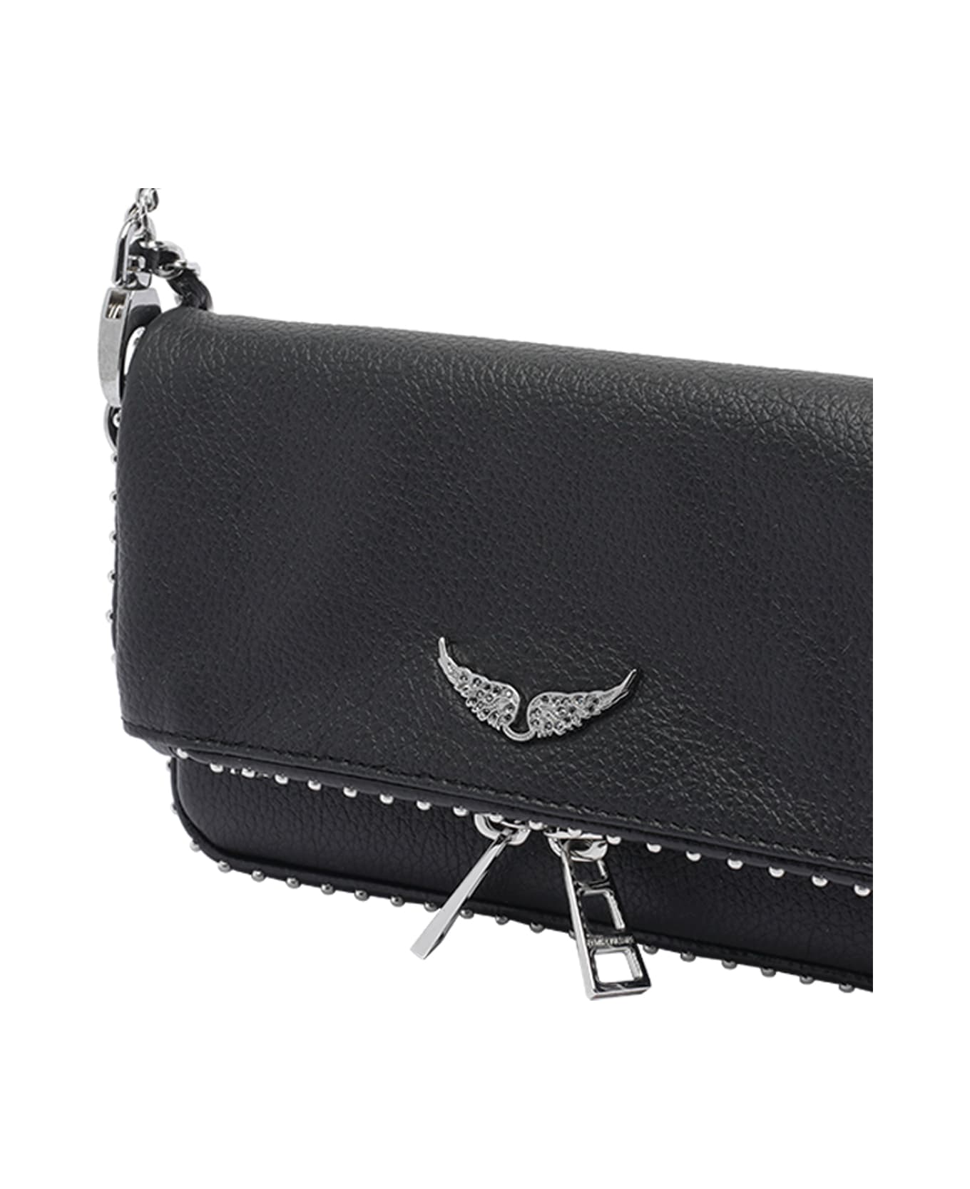 Zadig 
Voltaire Nano Rock Studs Shoulder Bag - Black