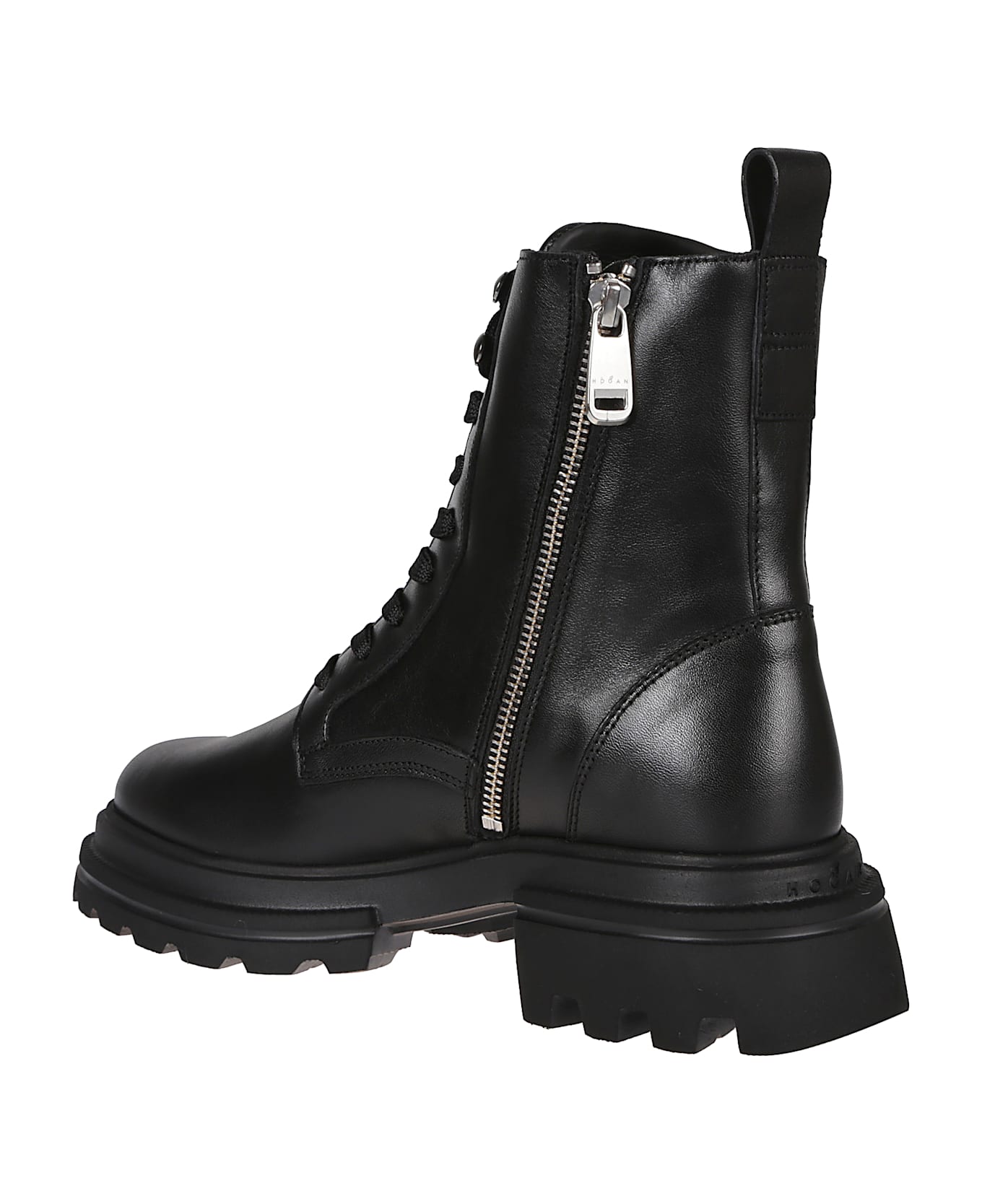 Hogan H674 Combat Boots - Nero