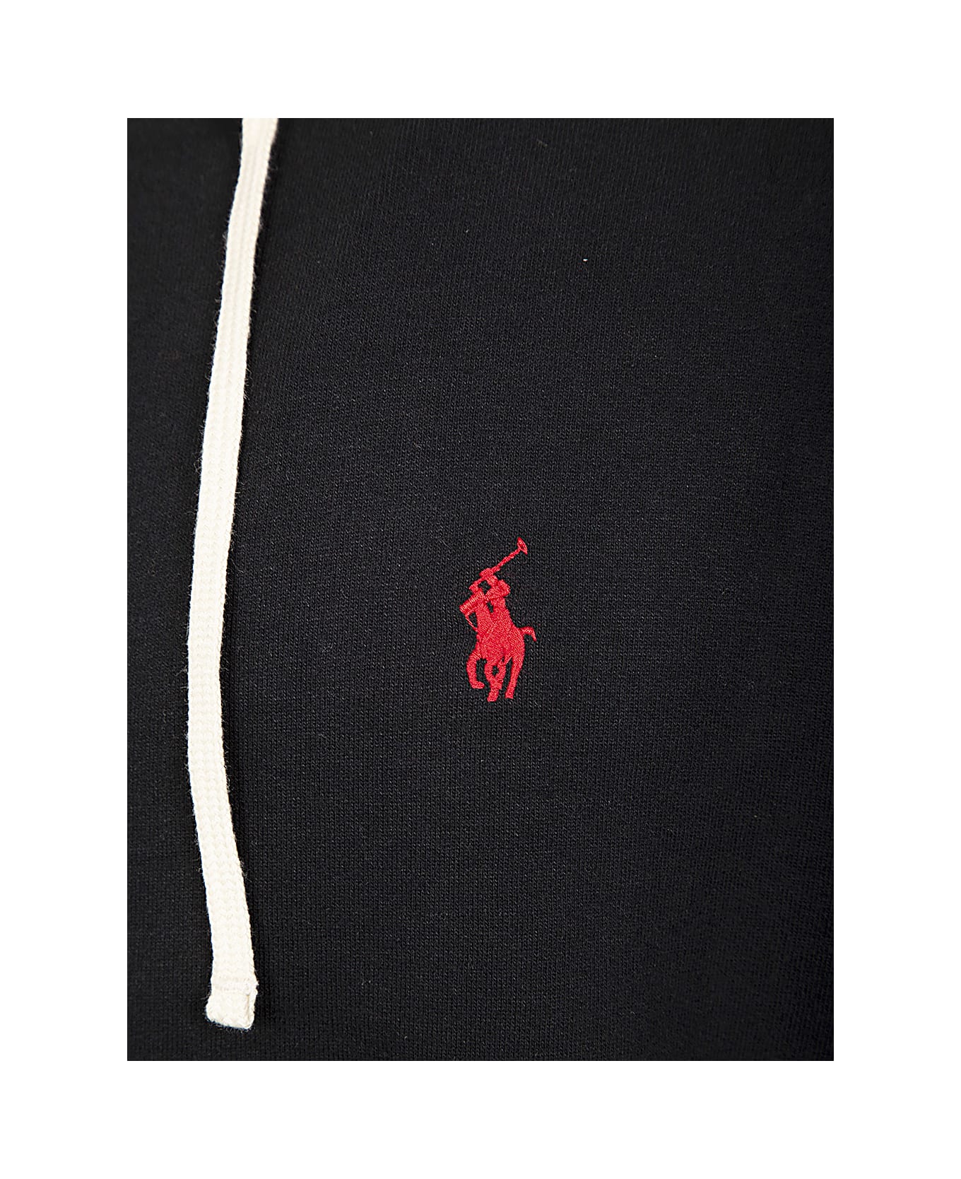 Polo Ralph Lauren Rl Fleece L/s Sweatshirt W/hood - Polo Black