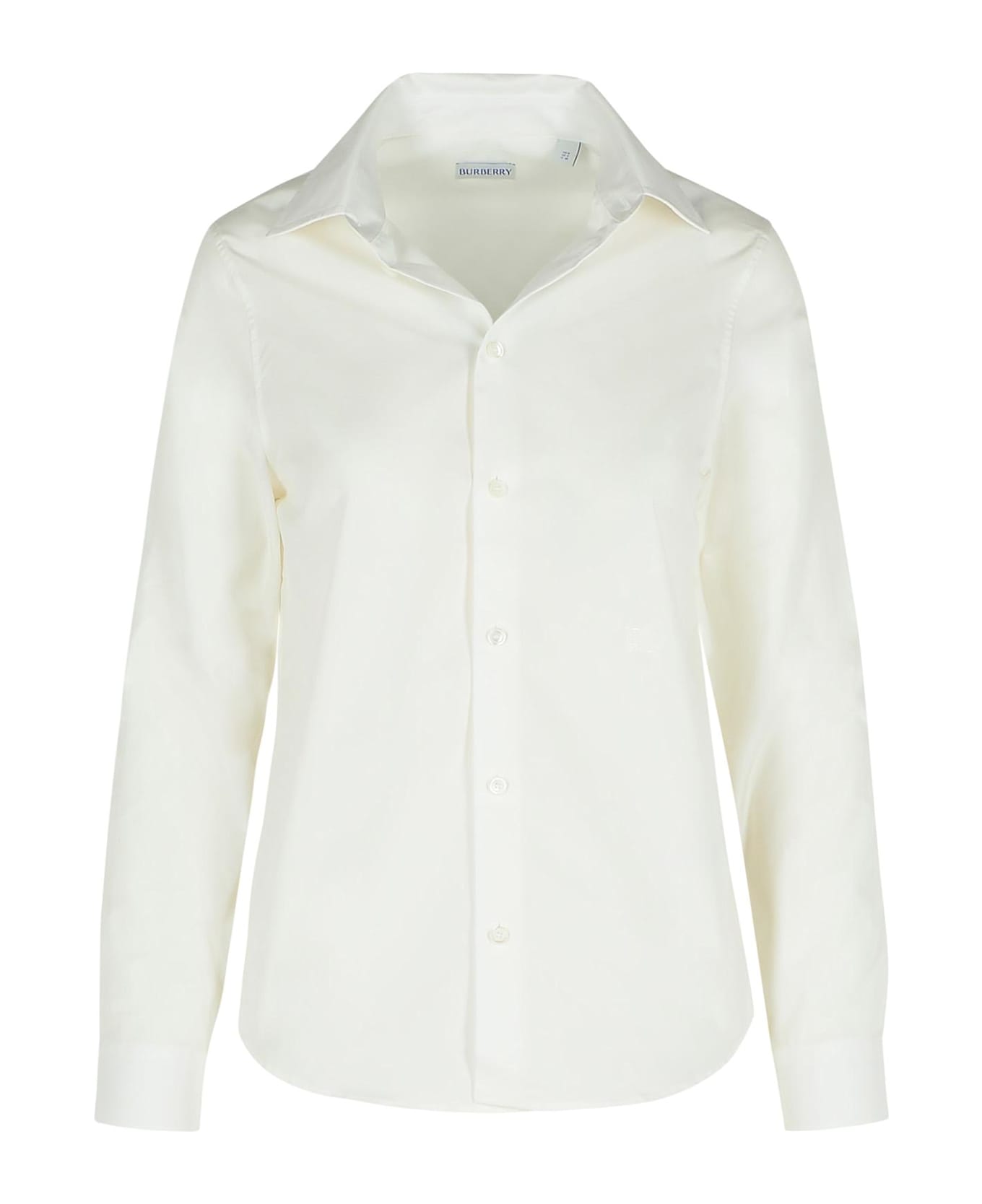 Burberry 
string
 White Cotton Shirt - White