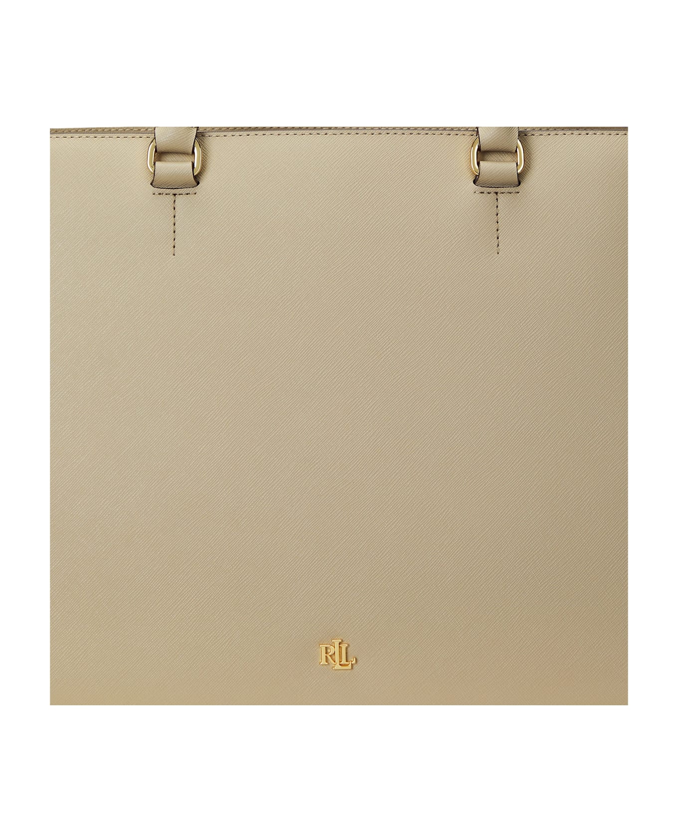 Ralph Lauren Hanna 37 Satchel Large - Birch Tan