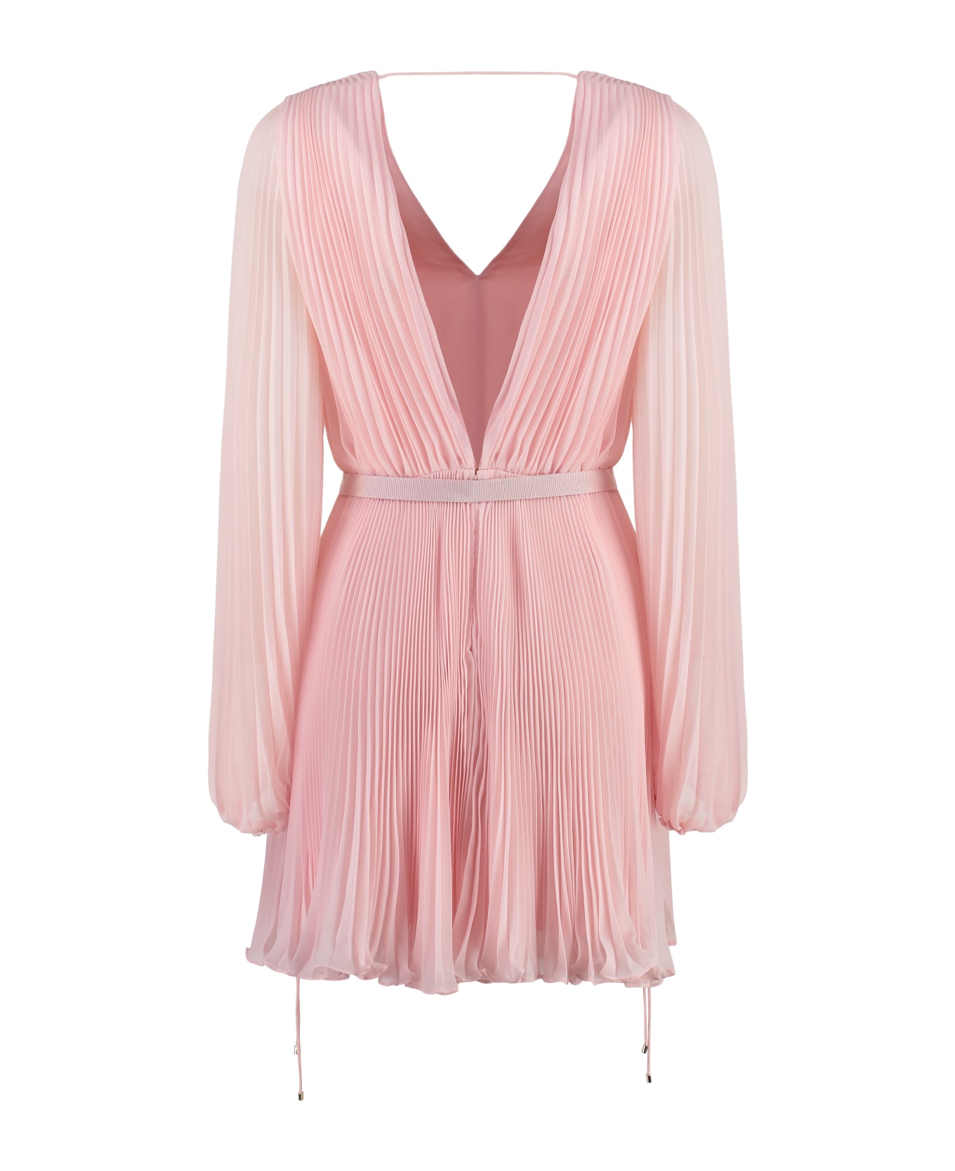 Max Mara Visita Chiffon Dress - Pink ワンピース＆ドレス