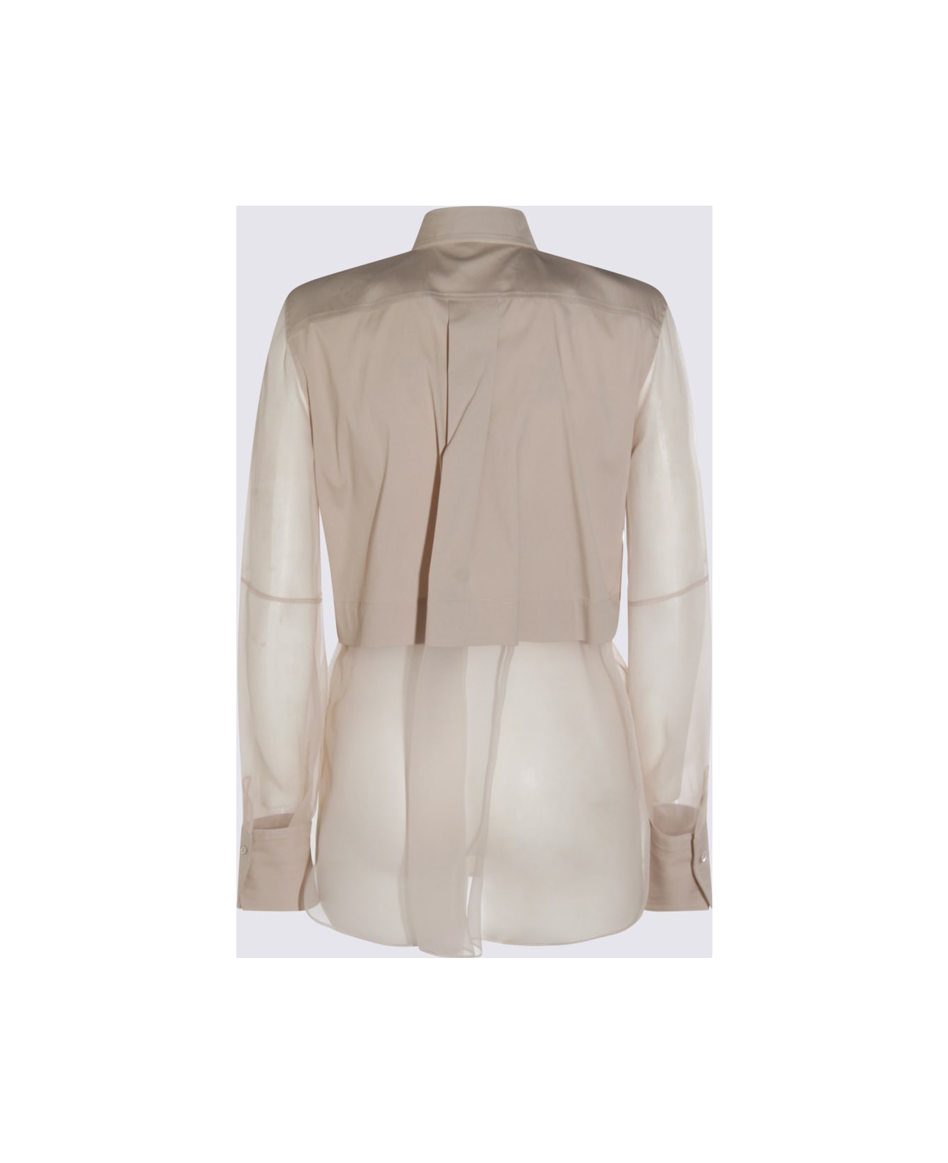 Brunello Cucinelli Beige Cotton Shirt