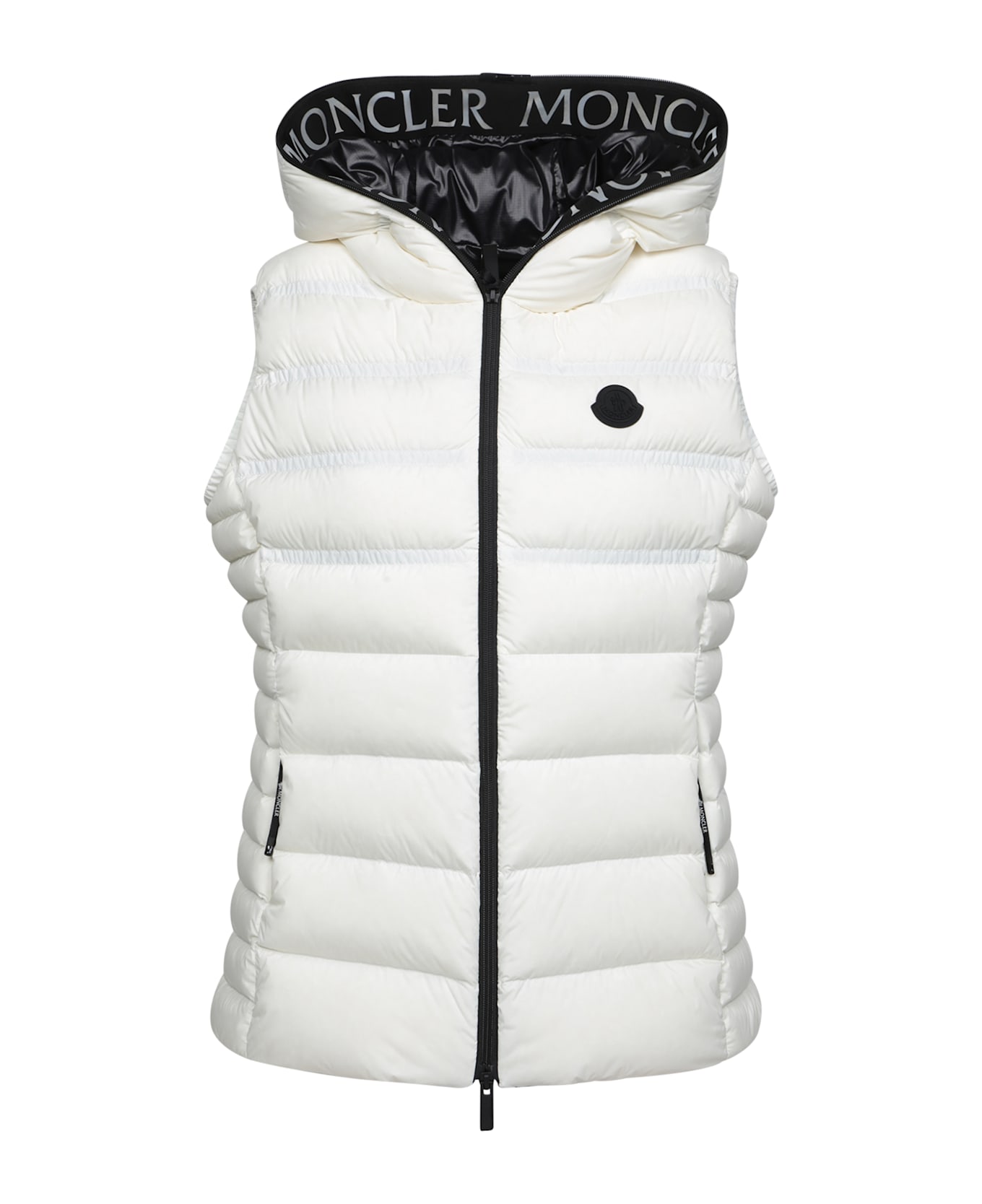 Moncler Aliterse White Vest - White ダウンジャケット