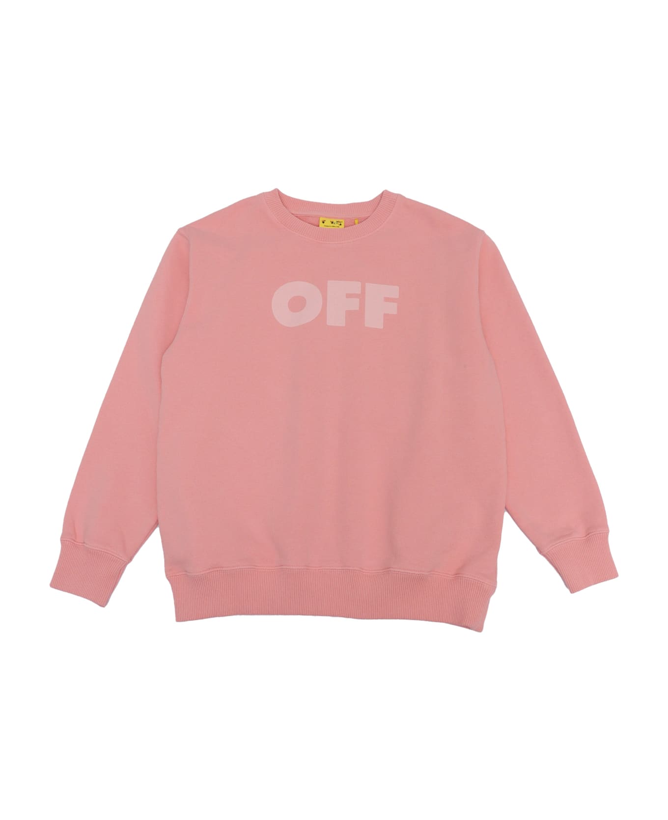 Off-White Garment Dyed Crewneck Pink - Soft Pink - PINK