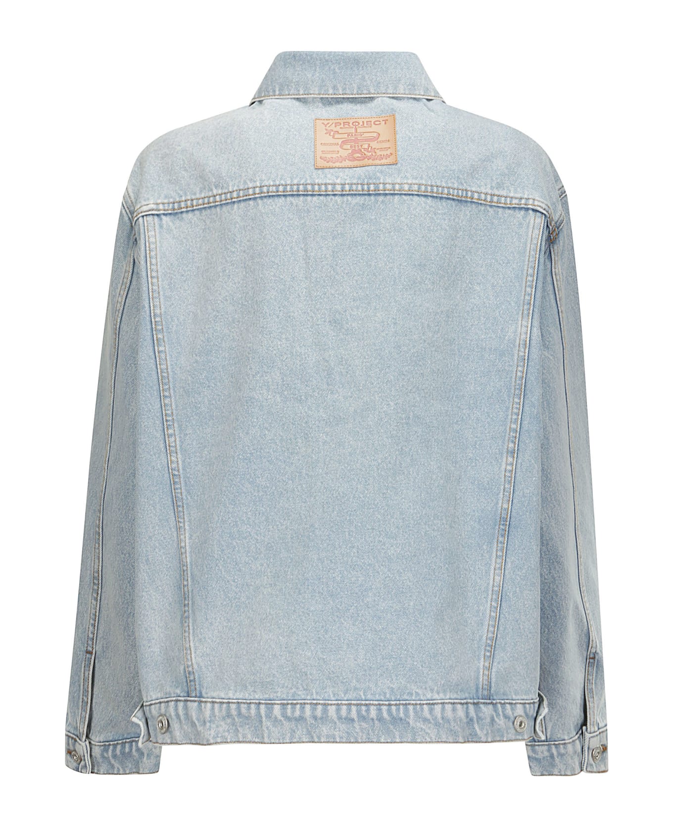 Y/Project Evergreen Wire Denim Jacket - EVERGREEN ICE BLUE