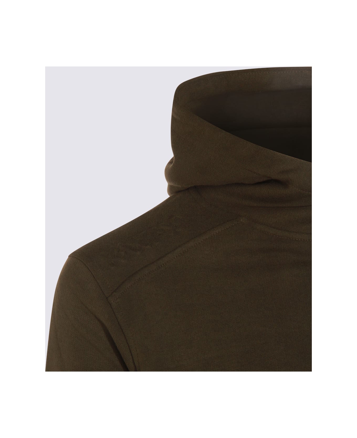 K-Way Military Green Cotton Casual Jacket - GREEN BLACKISH