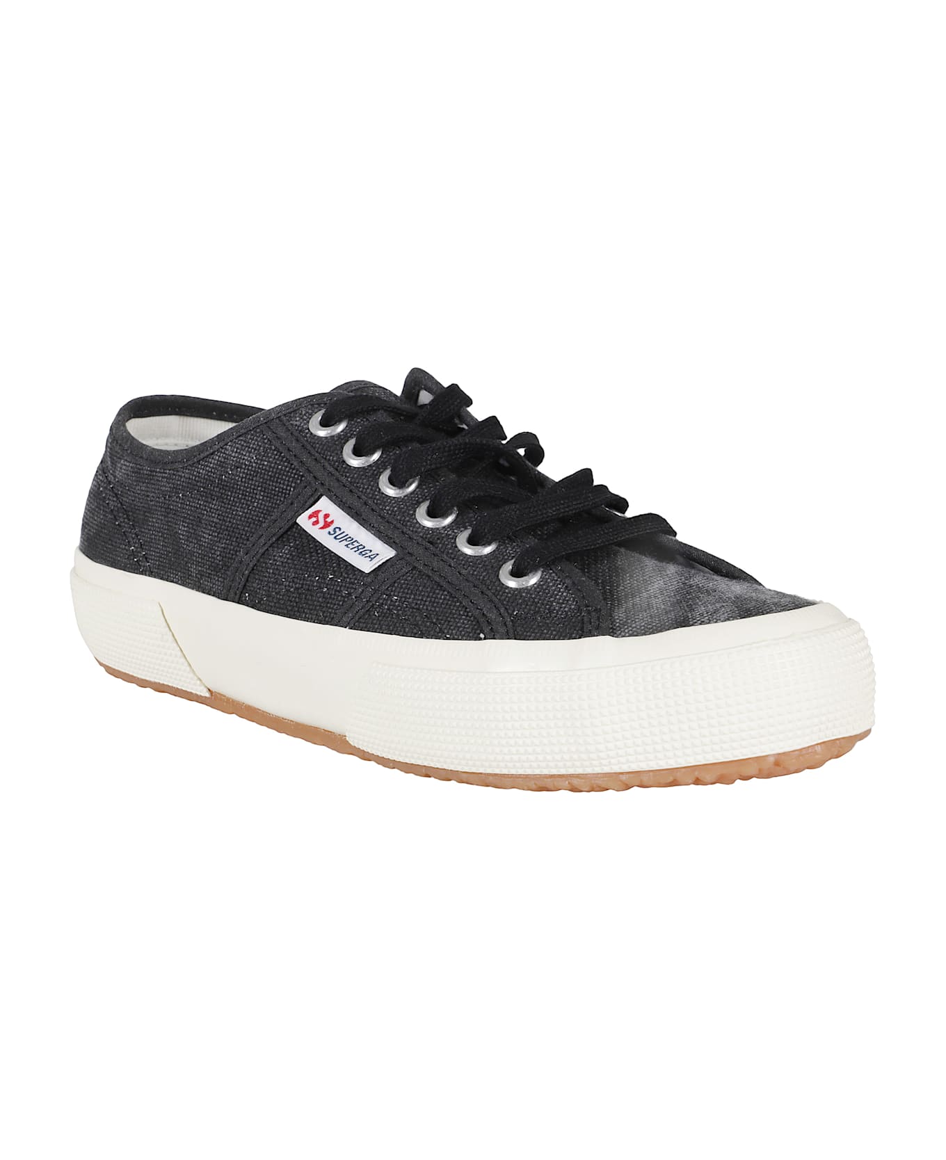 Superga 2750 Og Washed Cotton - Black Washed Off White Axp