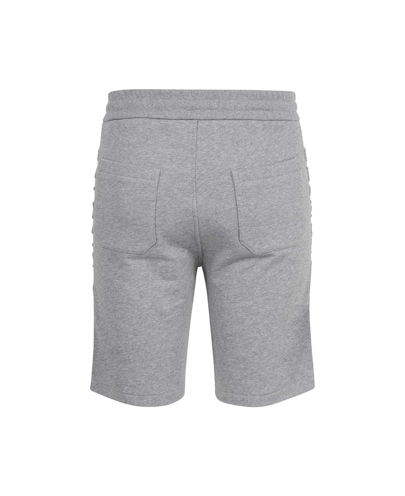 Balmain Cotton Bermuda Shorts - grey