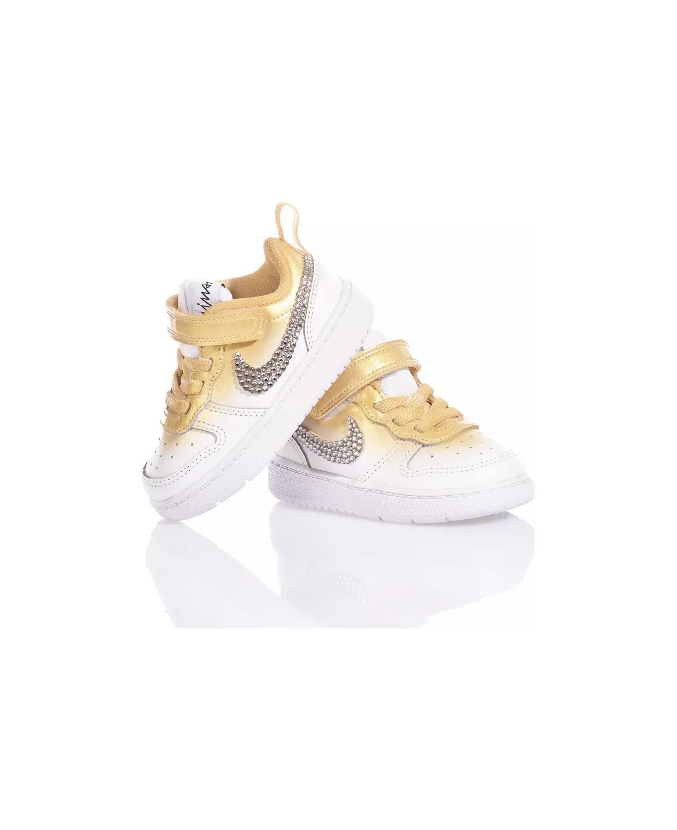 Mimanera Nike Baby Shade Gold Custom シューズ