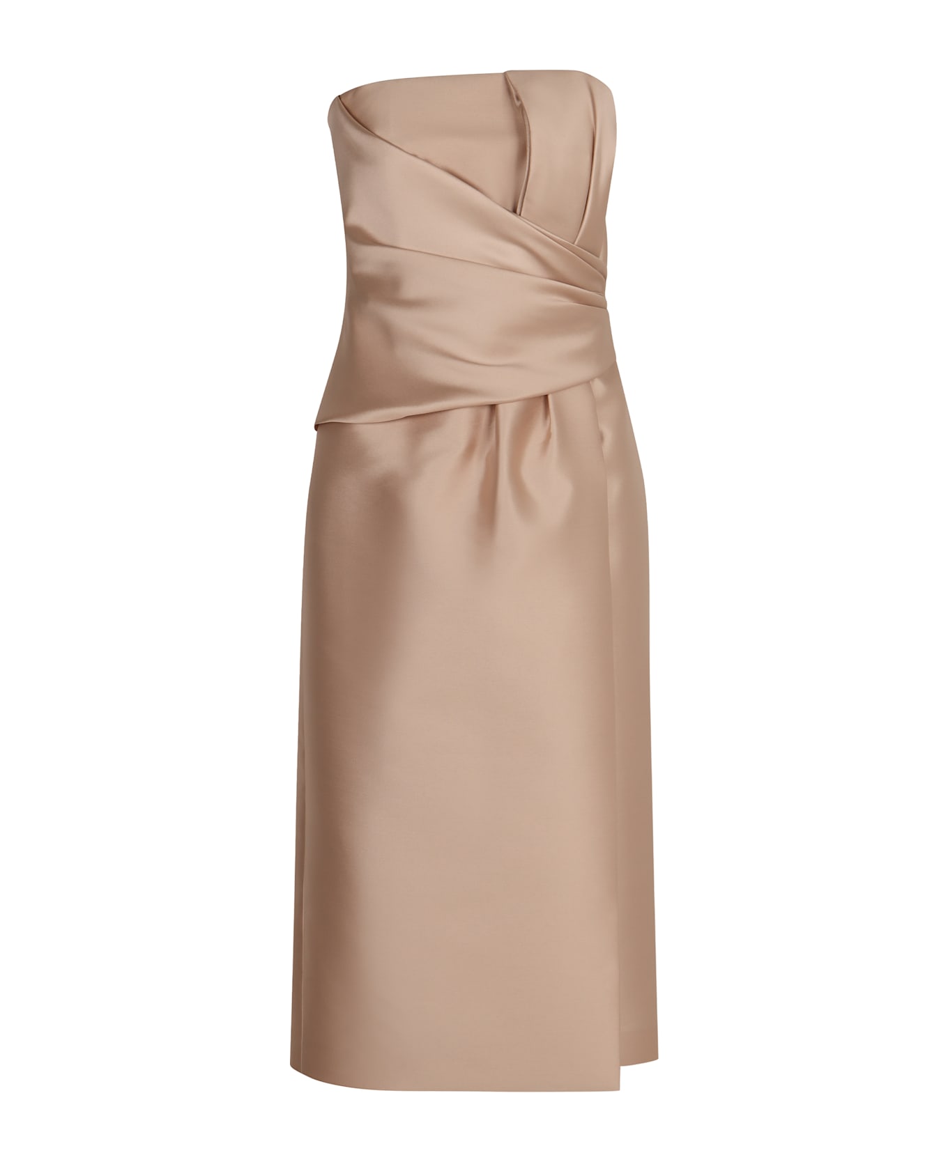 Alberta Ferretti Pencil Dress - NEUTRALS