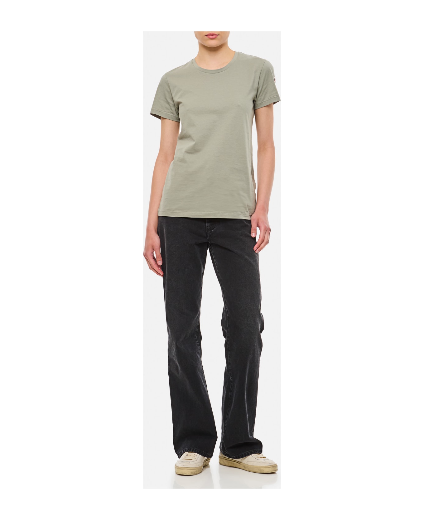 Moncler Ss Cotton T-shirt - Green