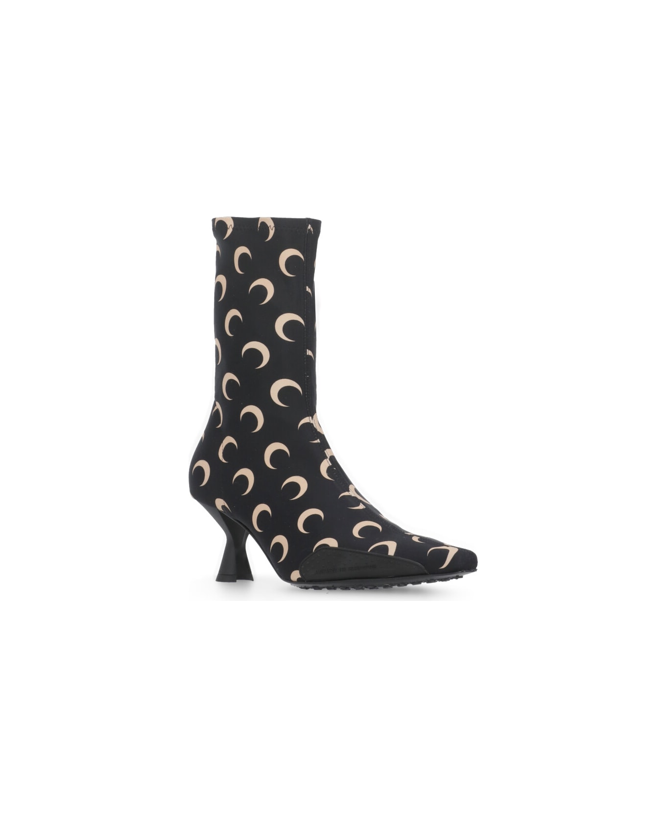 Marine Serre Moon Boots - Black