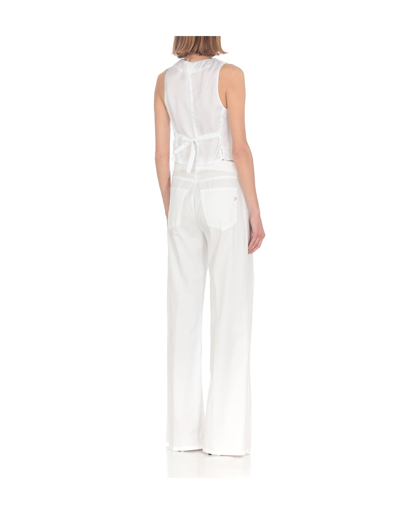Dondup Amber Trousers - White