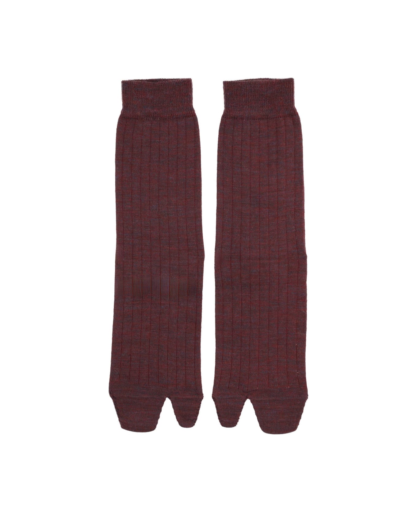 Maison Margiela Socks "tabi" - BORDEAUX
