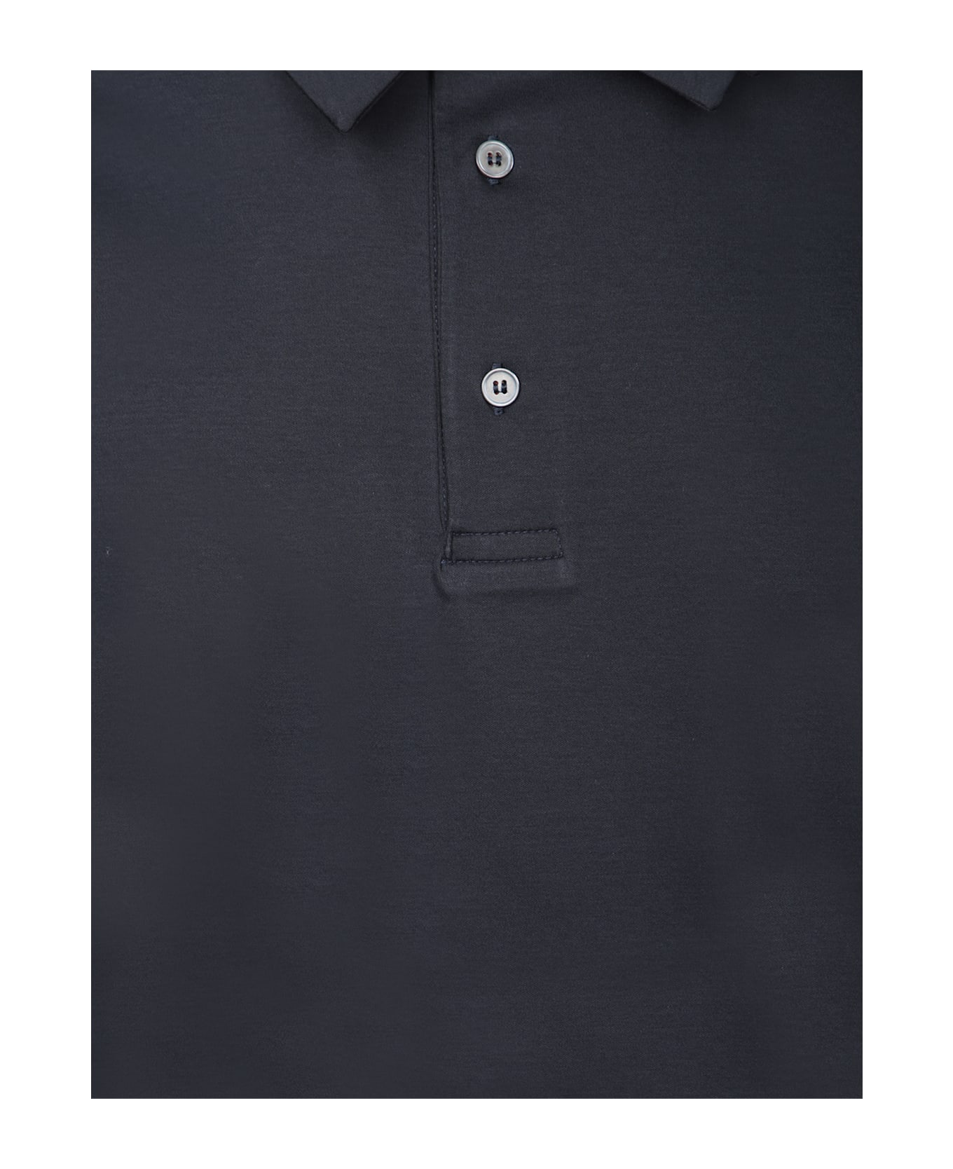 Paul Smith Blue Interlock Piquet Polo Shirt - Blue