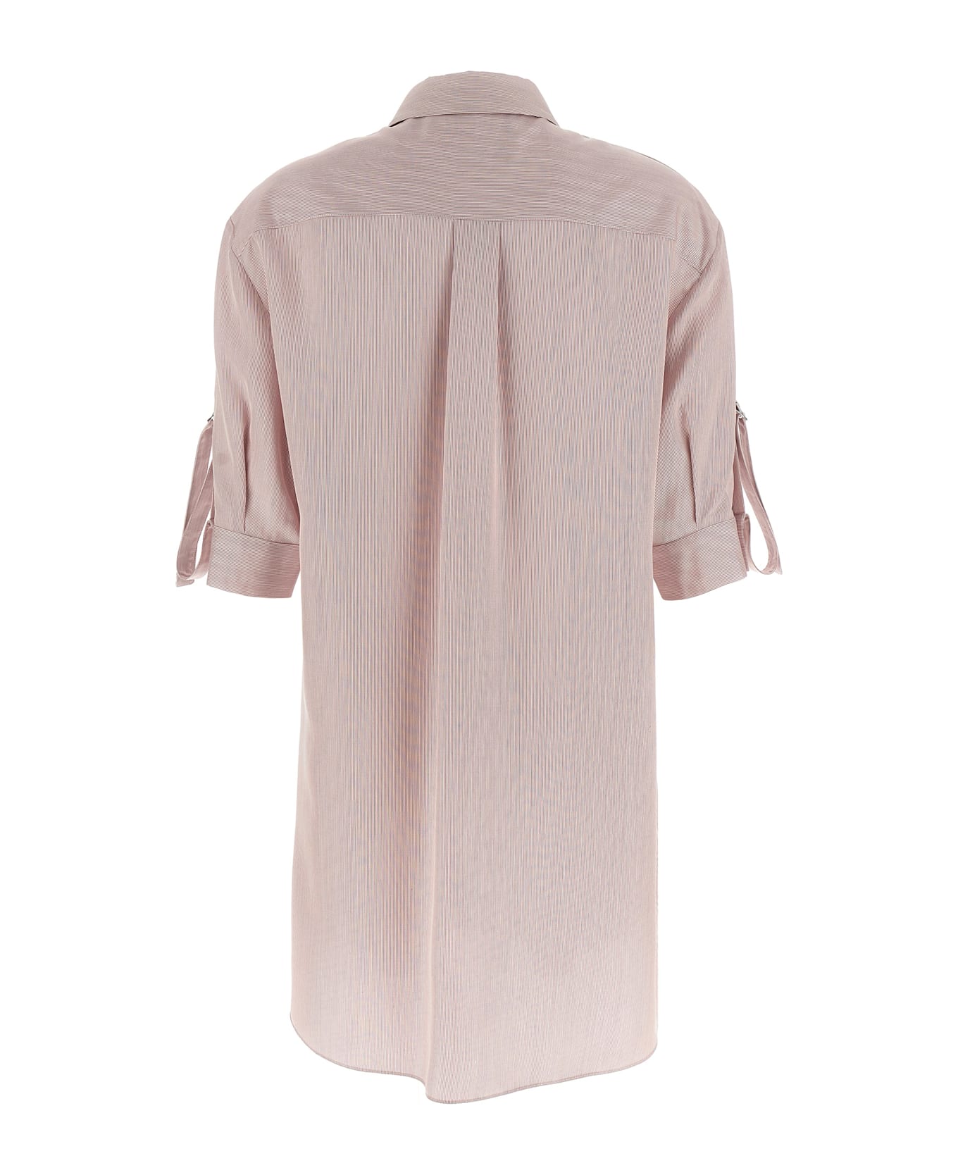 Giovanni Bedin Striped Silk Dress - Pink