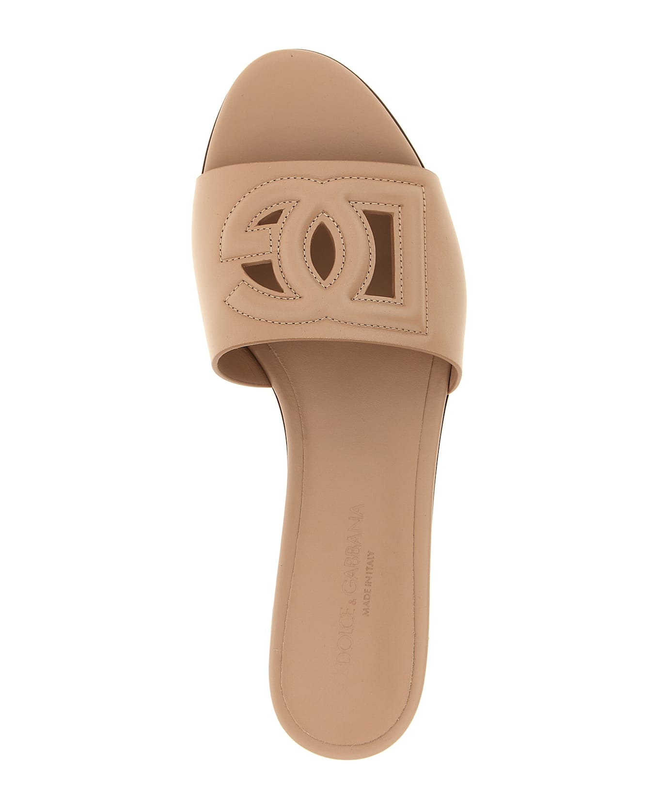 Dolce & Gabbana 'dg Millennials' Slides - Beige