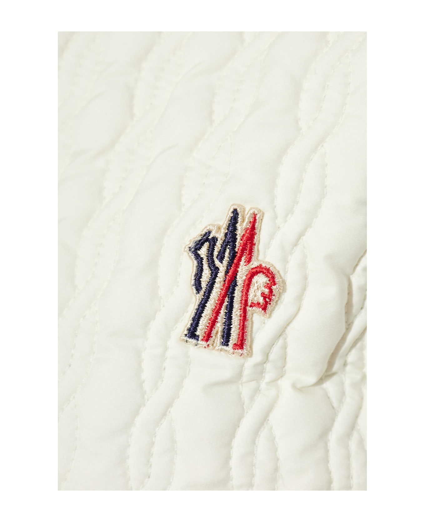 Moncler Grenoble Quilted Cardigan - WHITE
