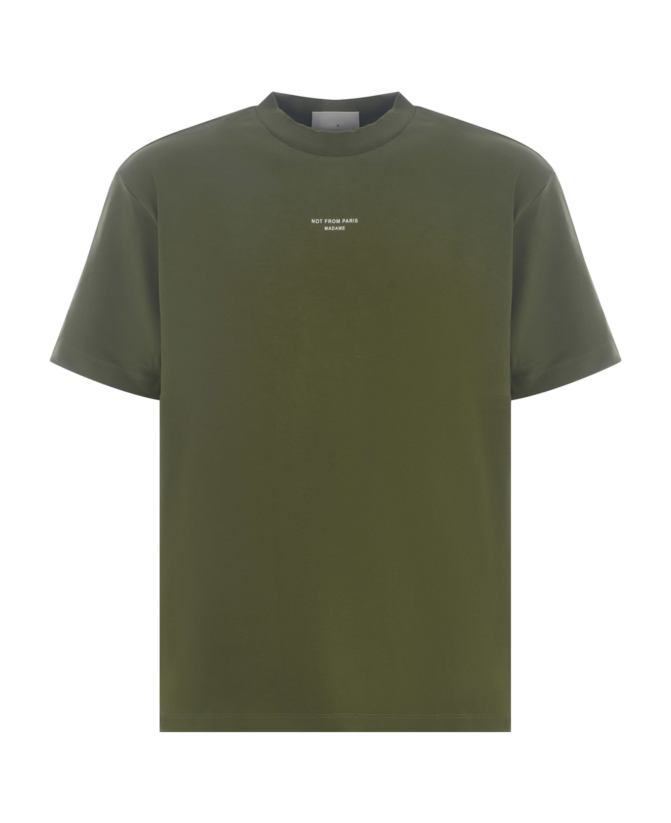 Drôle de Monsieur T-shirt Drole De Monsieur Made Of Cotton - Green