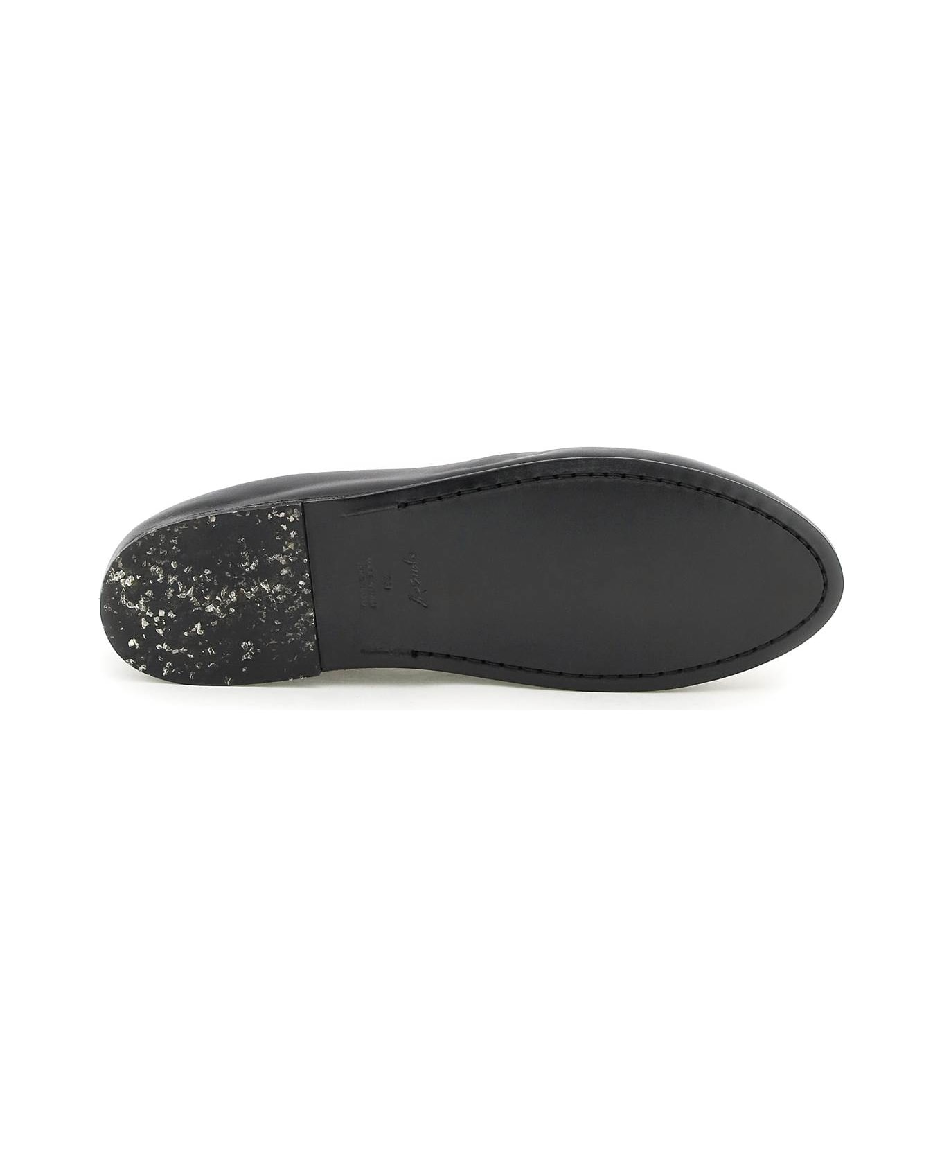 Marsell Leather Coltellaccio Ballet Flats - NERO (Black)