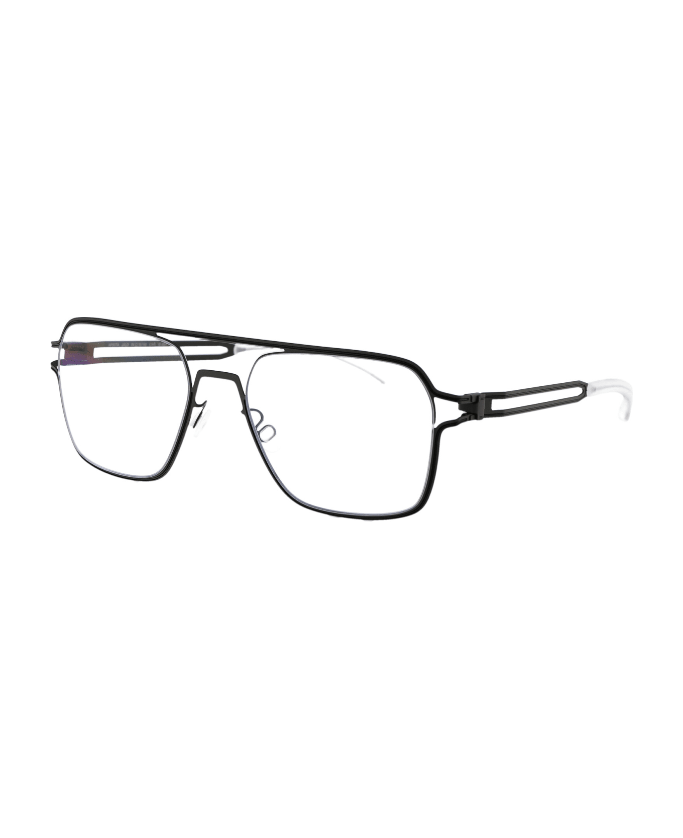 Mykita Jalo Glasses - 515 Storm Grey/Black Clear アイウェア