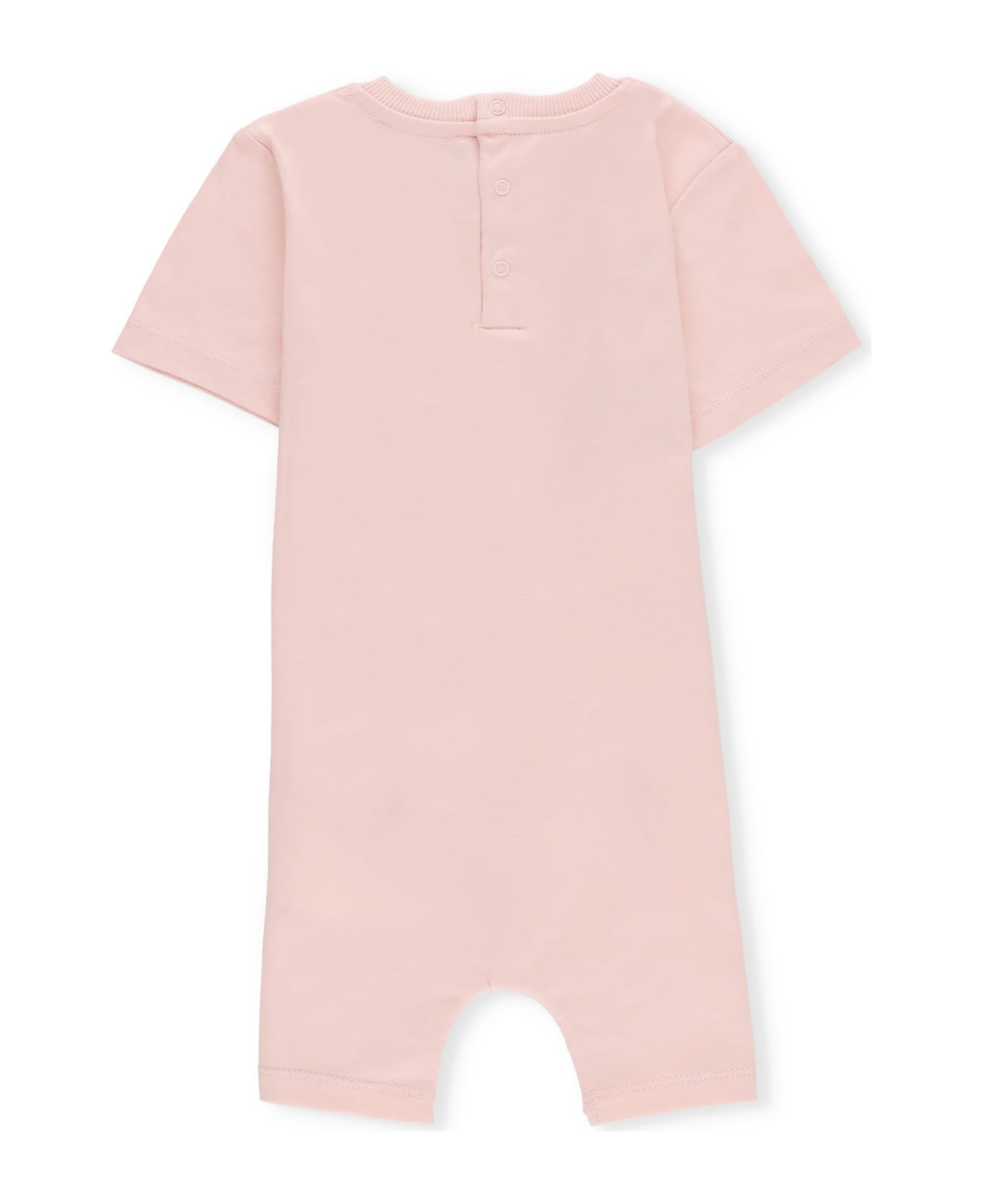 Moschino Jumpsuit With Logo - Pink