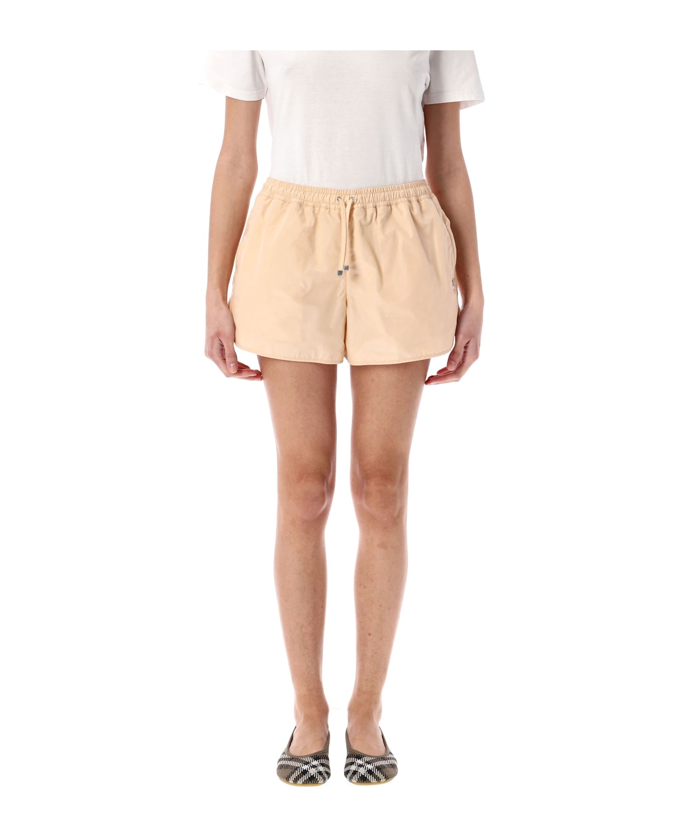 Burberry London Nylon Cotton Shorts - TEACUP