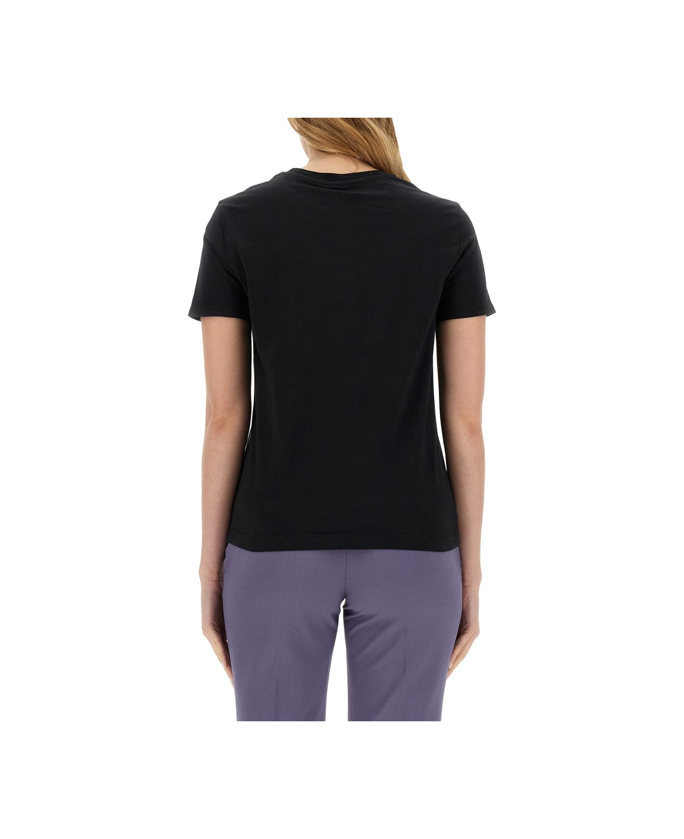 PS by Paul Smith T-shirt With Logo - BLACK Tシャツ
