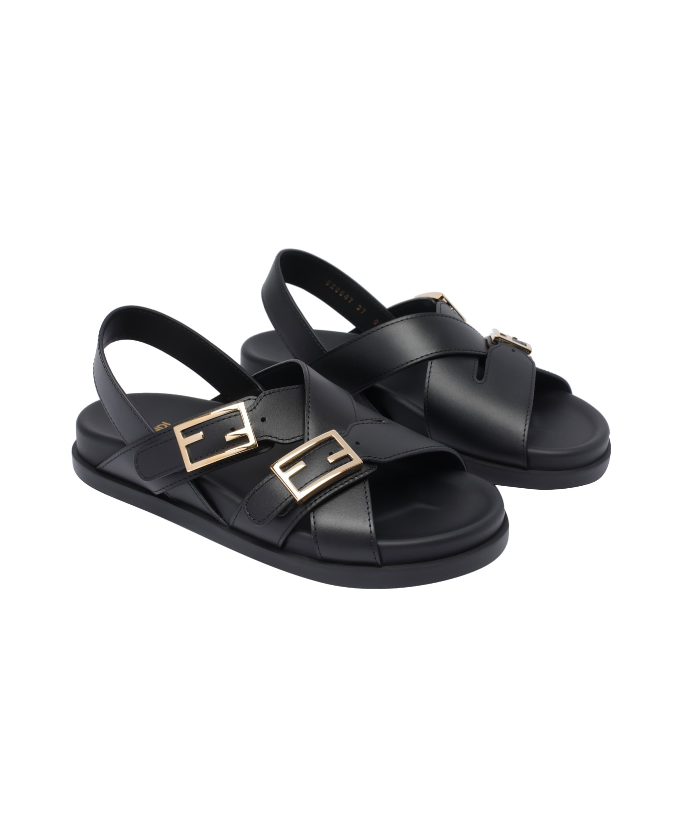 Fendi Feel Sandals - Black
