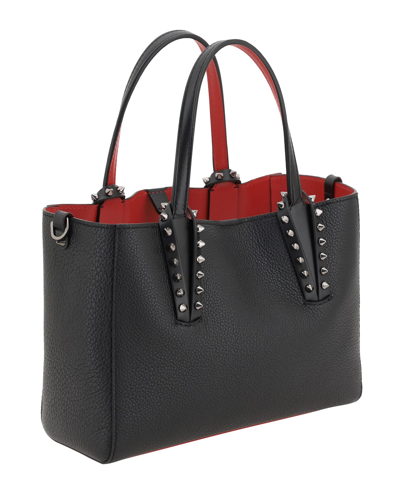 Christian Louboutin Mini Cabata Tote Bag - Black/gun Metal