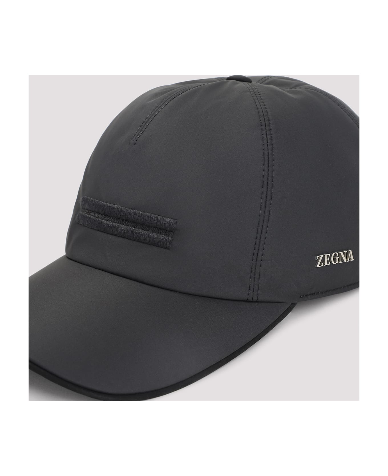 Zegna Nylon Baseball Cap - Nero Unito