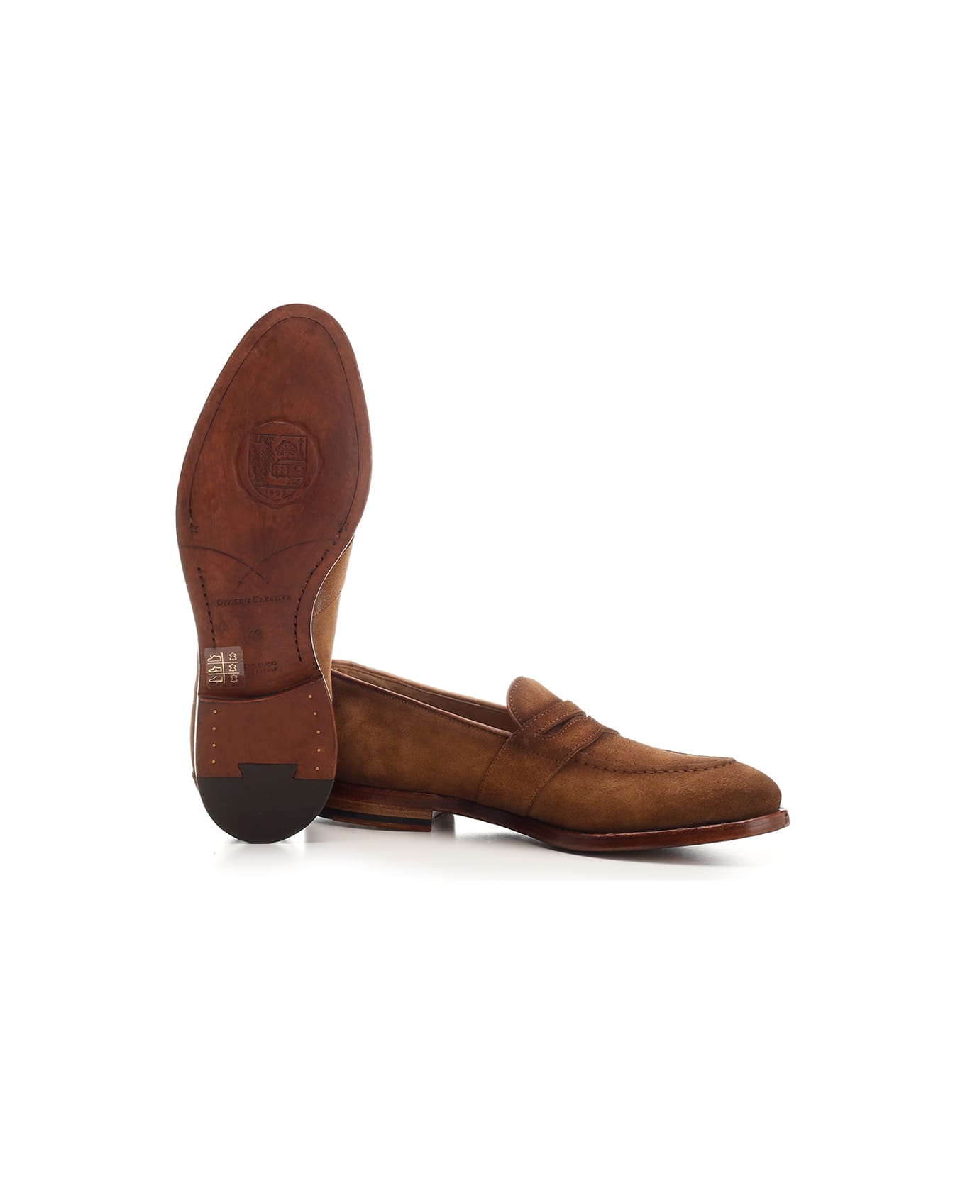 Officine Creative "temple 016" Suede Loafer - Brown