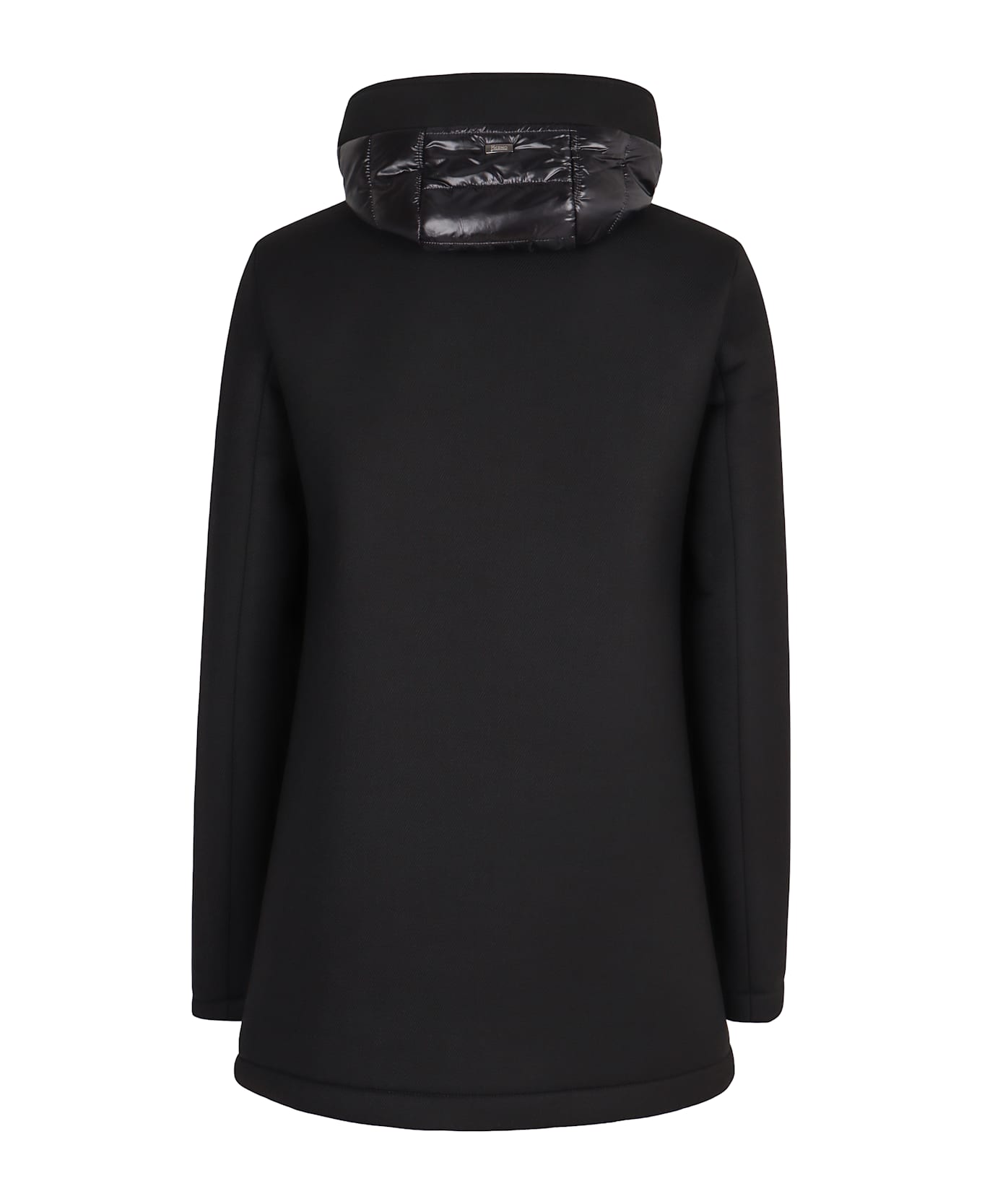 Herno Padded Nylon Parka - black