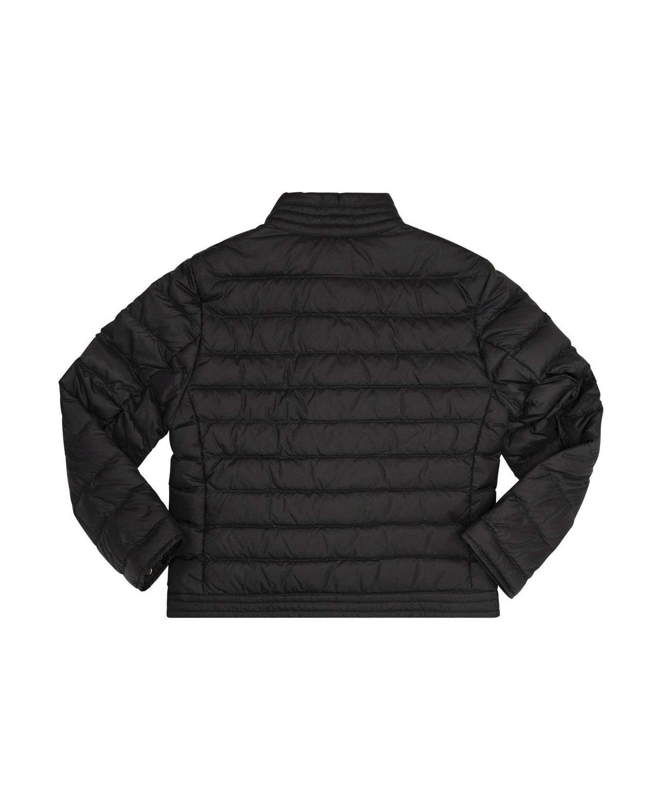 Moncler Logo Patch Padded Down Jacket - Black コート＆ジャケット