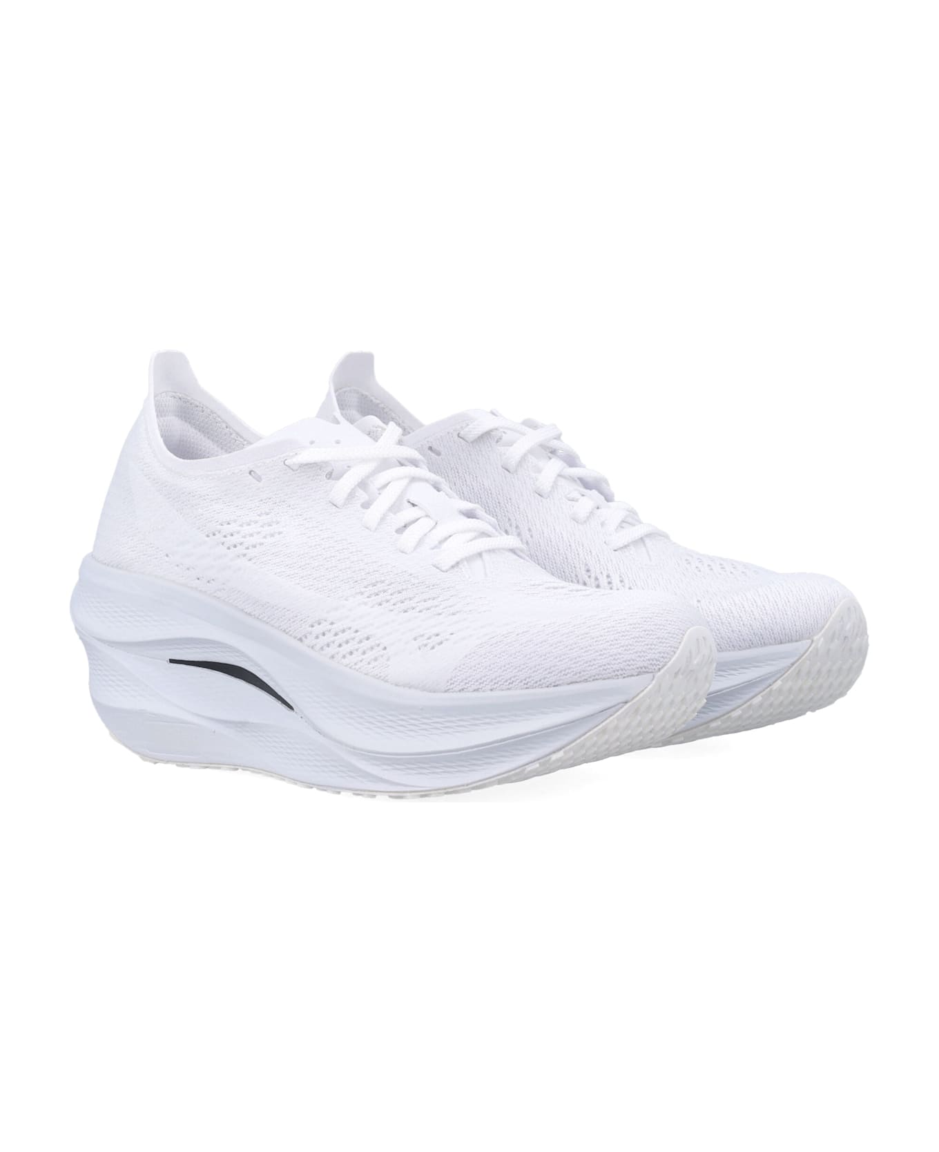 Comme des Garçons X Mizuno Wave Rebellion Pro Sneakers - WHITE