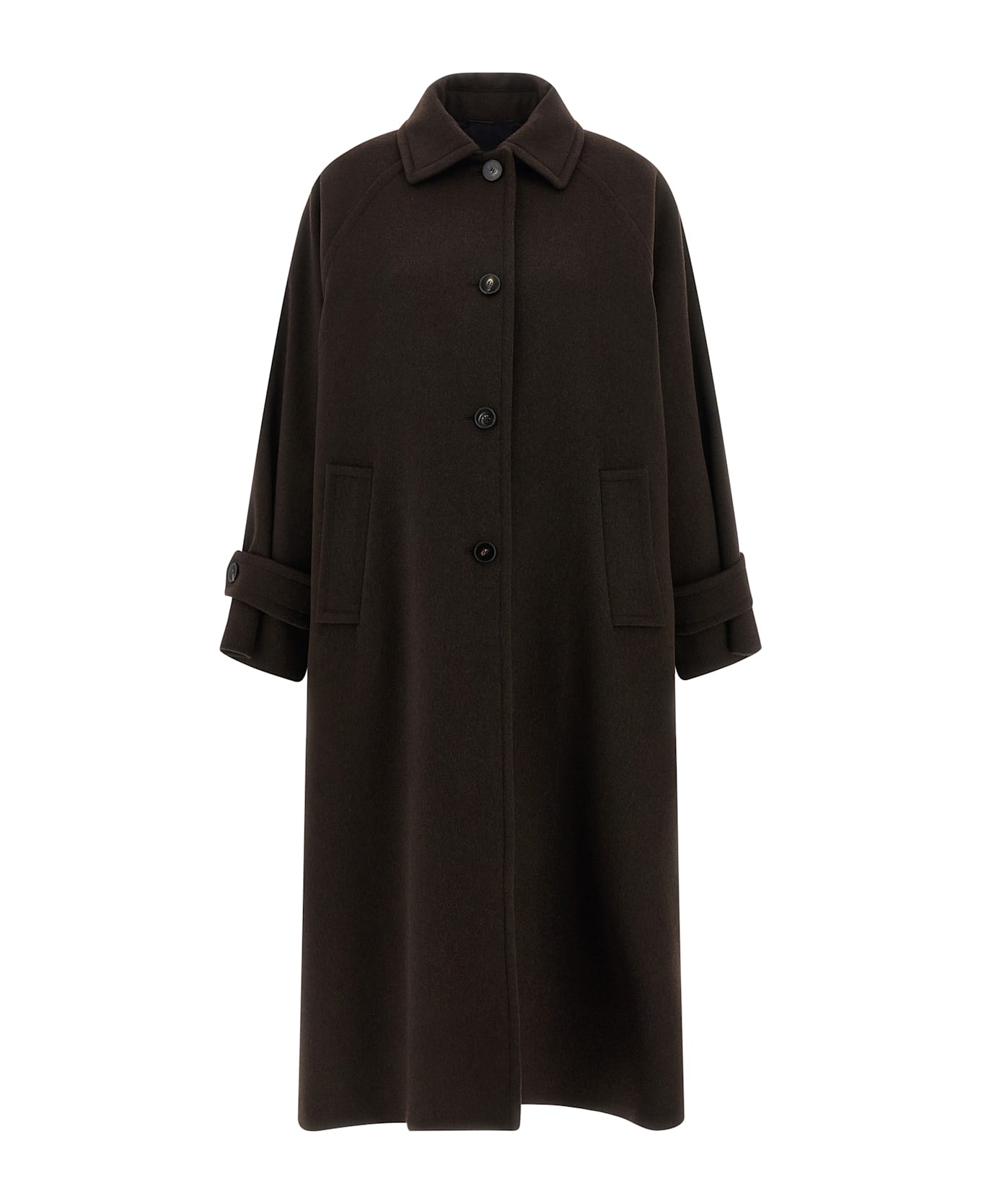 Alberto Biani Long Coat - Brown
