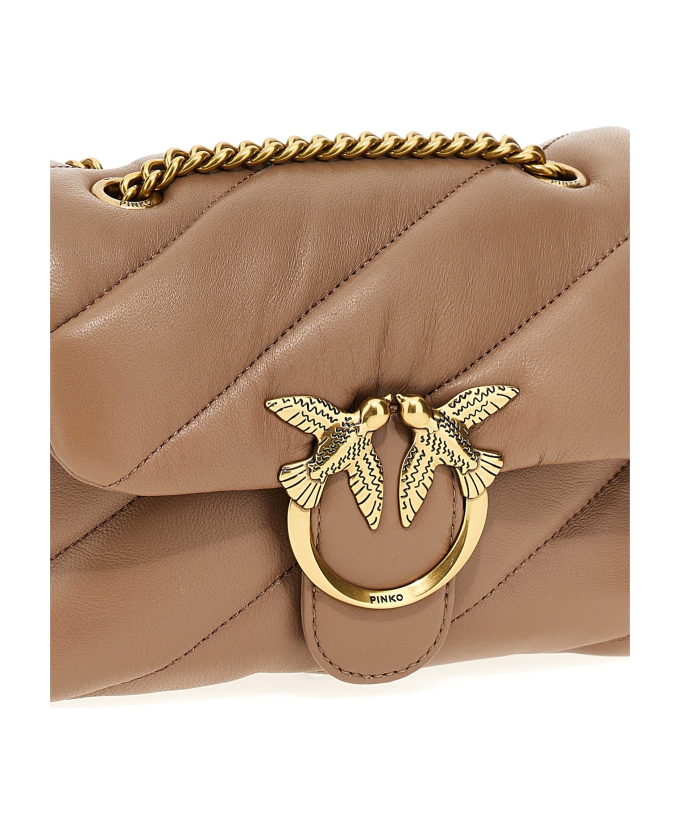 Pinko 
love Mini Puff
 Crossbody Bag - Beige