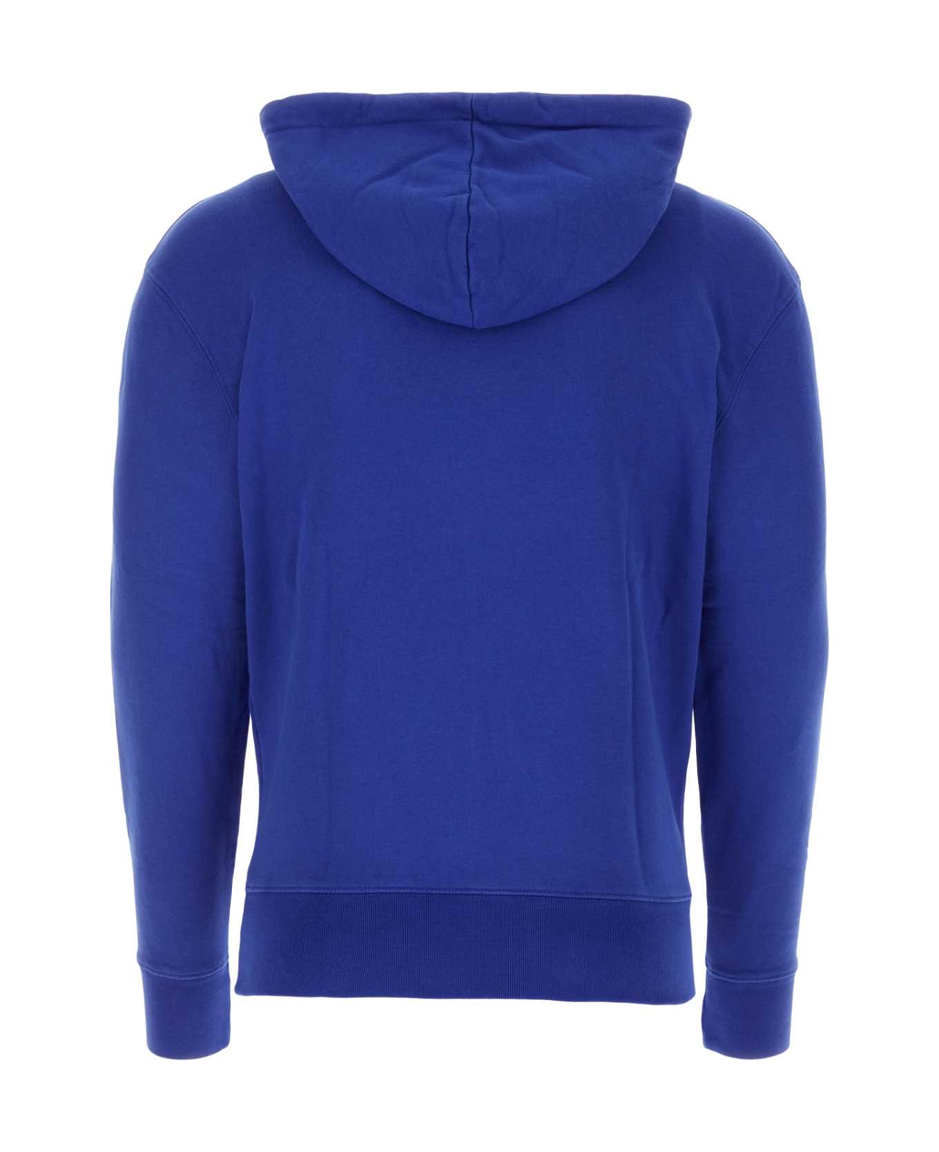 Maison Kitsuné Blue Cotton Sweatshirt - P485