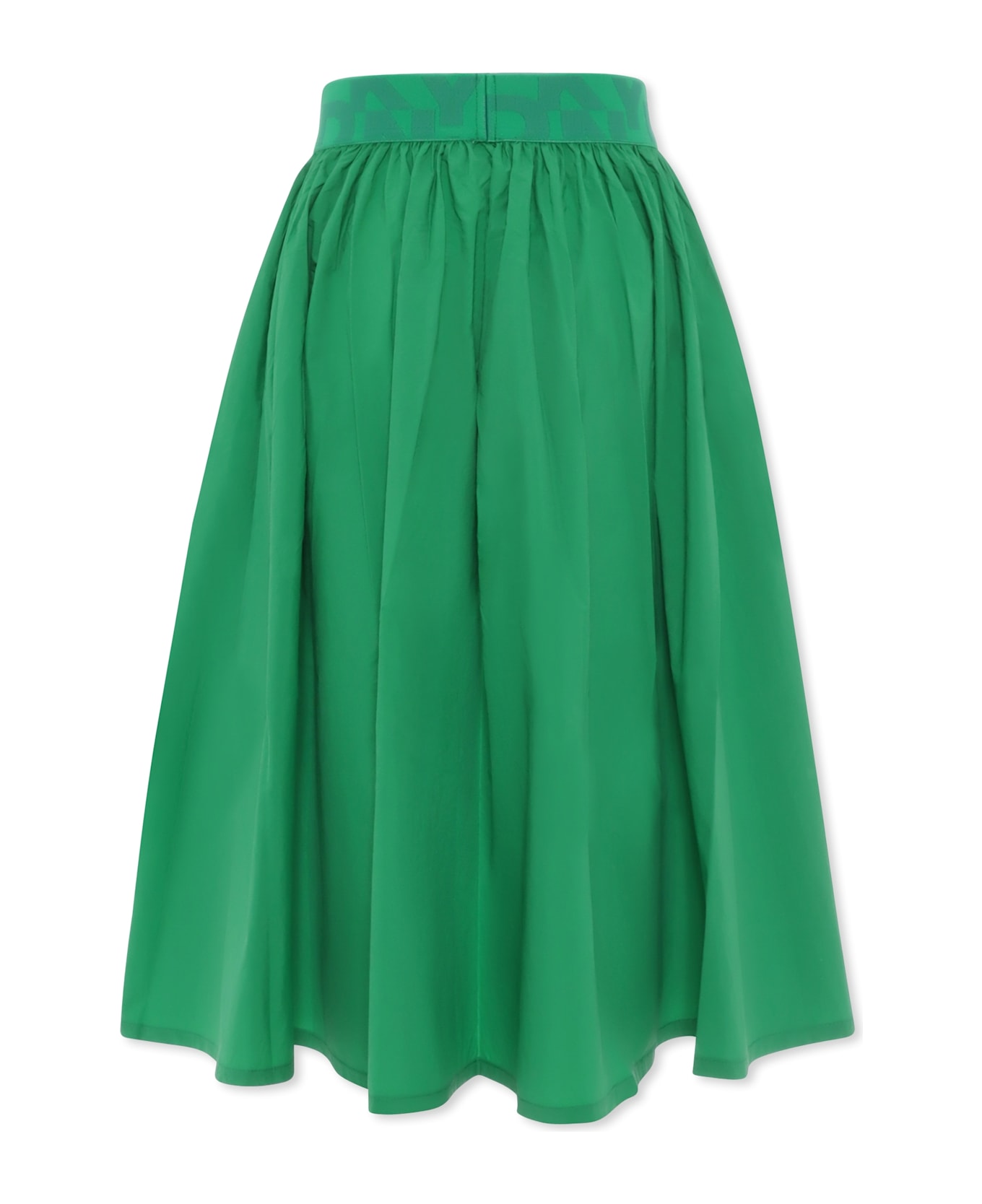 DKNY Green Skirt For Girl With Logo - Green