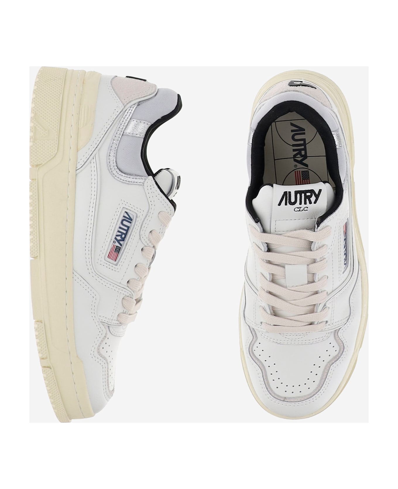 Autry Clc Leather Sneakers - White