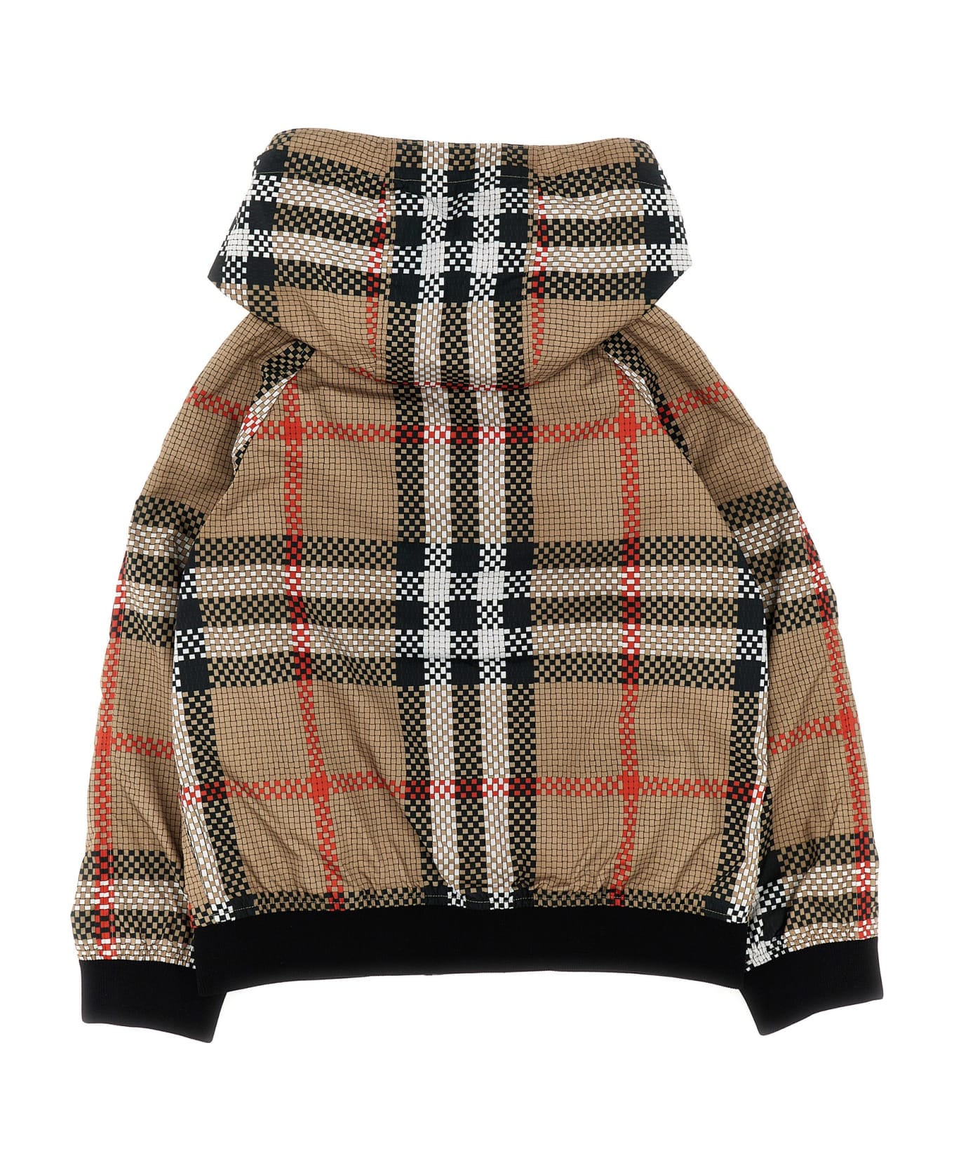 Burberry 'troy' Hooded Jacket - Beige