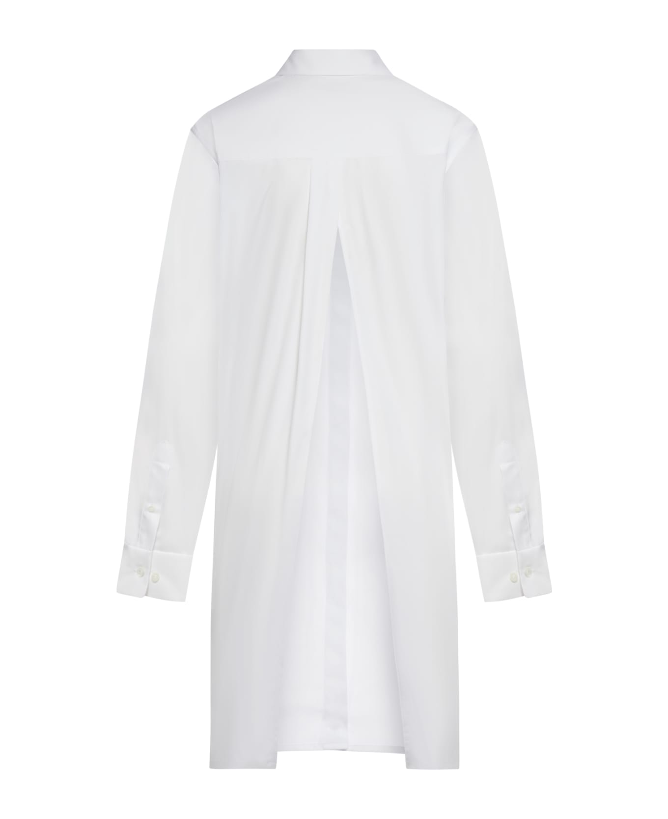 Dries Van Noten 01190-calbero 8329 W.w.shirt Cotton Popeline - White