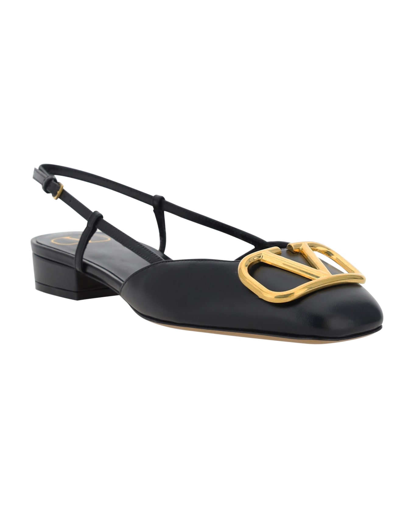 Valentino Garavani Vlogo Ballerinas - Nero