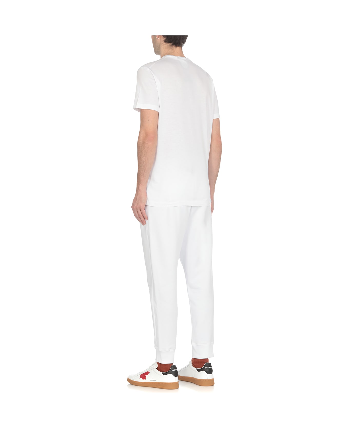 Dsquared2 Icon Ski Pants - WHITE-BLACK