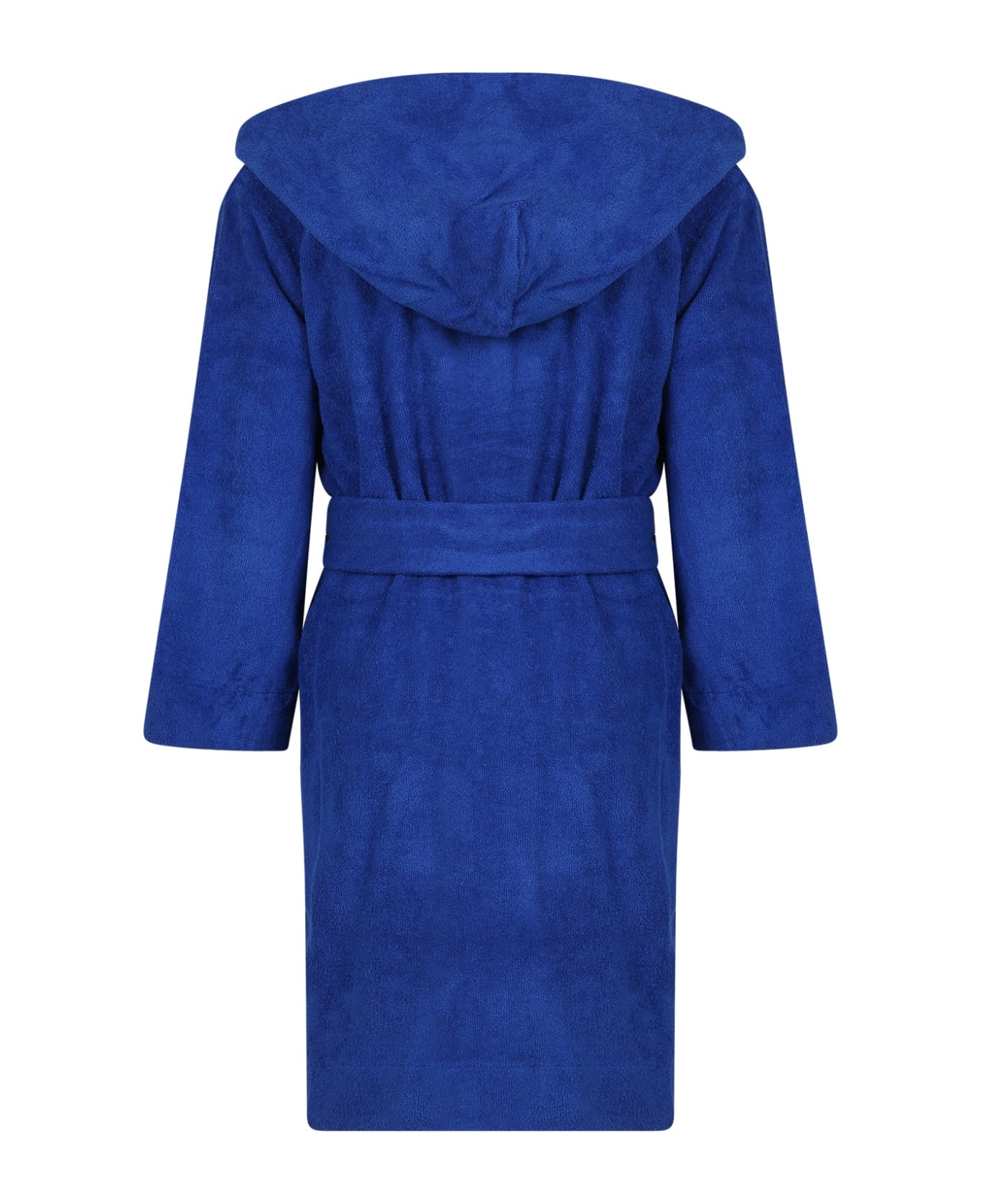 Molo Blue Dressing Gown For Kids - Blue