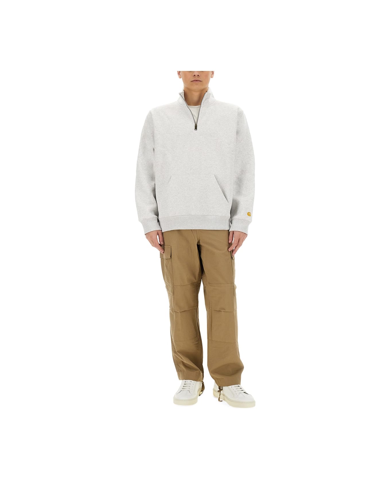 Carhartt Half Zipper Sweatshirt - GREY