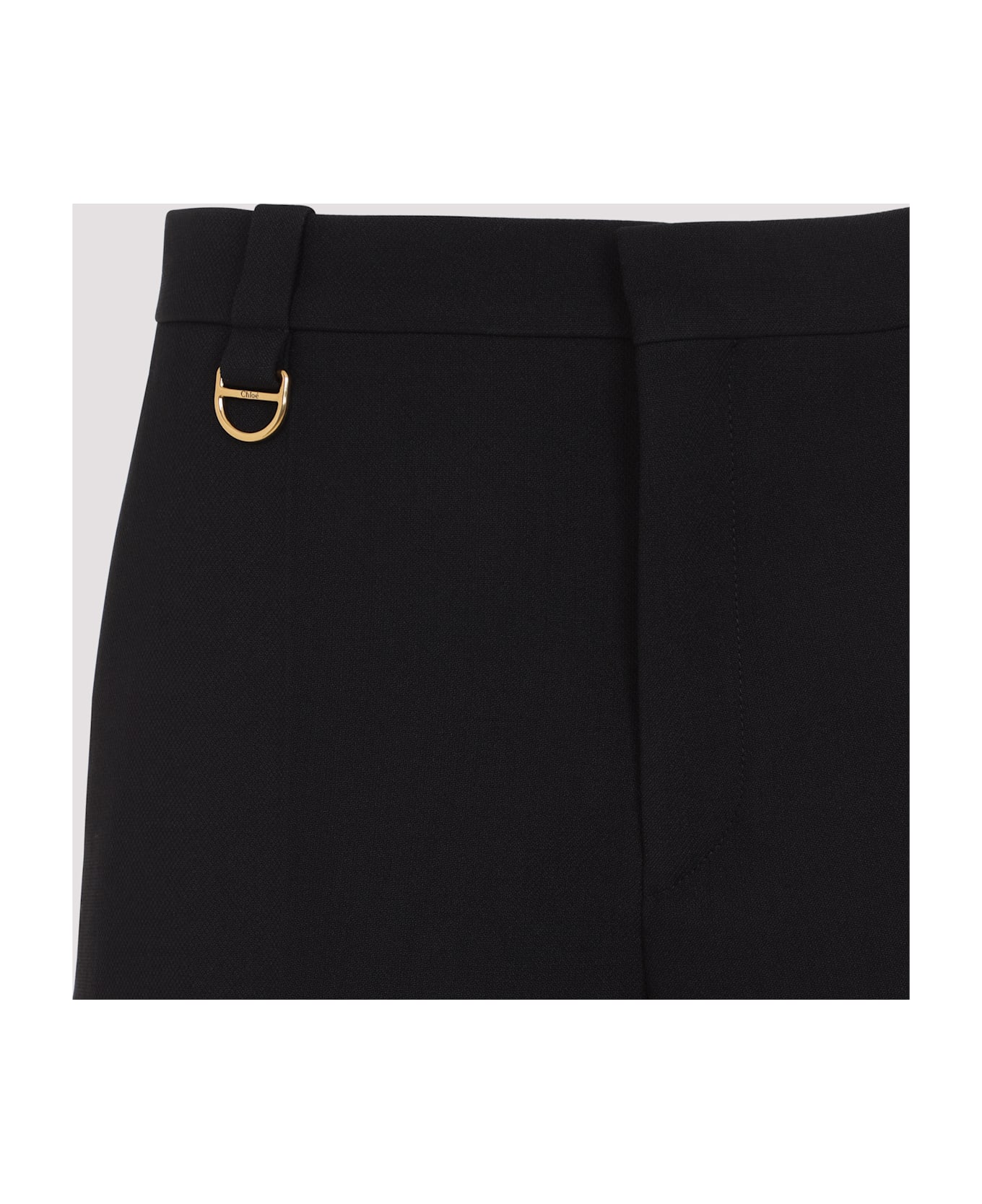 Chloé Virgin Wool Shorts - Black