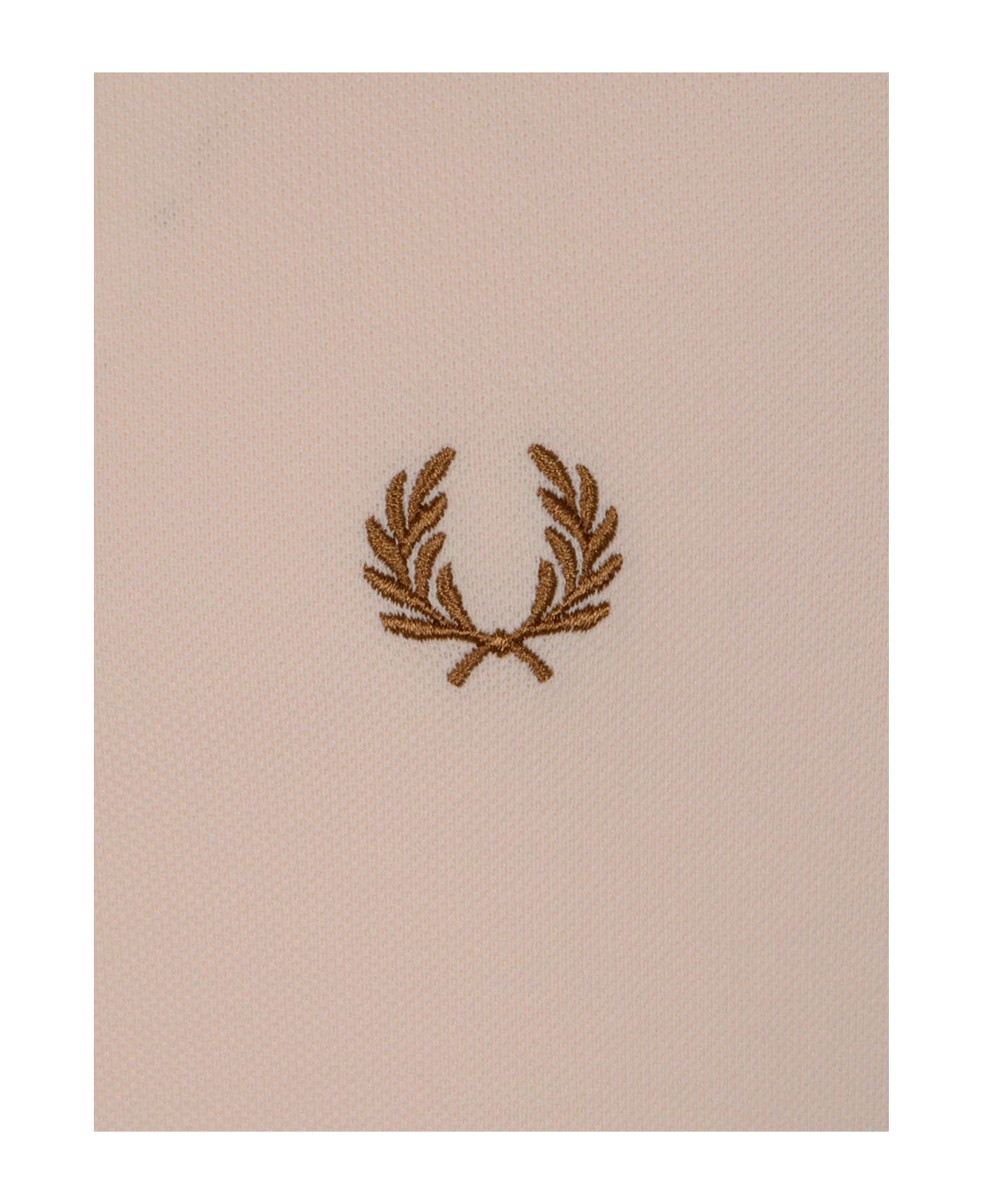 Comme des Garçons Shirt Embroidered Polo Shirt - NUDE