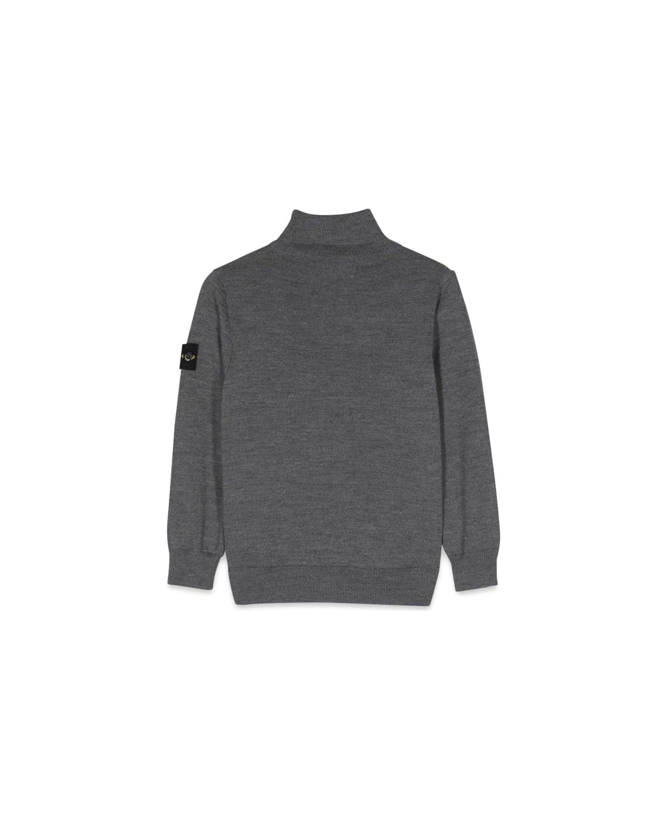 Stone Island Compass-badge Roll-neck Jumper - CHARCOAL